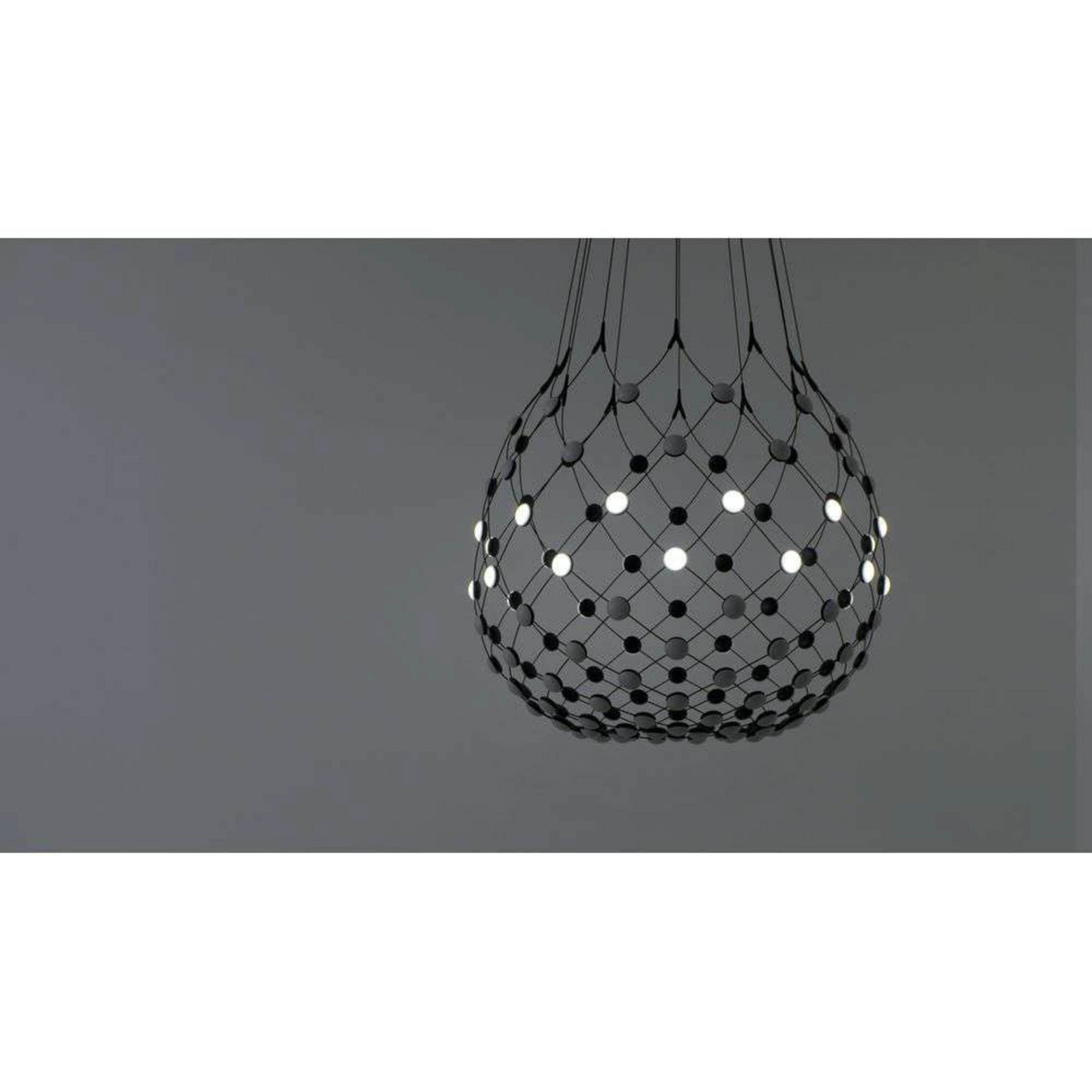 Luceplan lustră Mesh | Kit fără fir negru | Ø 80 cm | cod 70037943