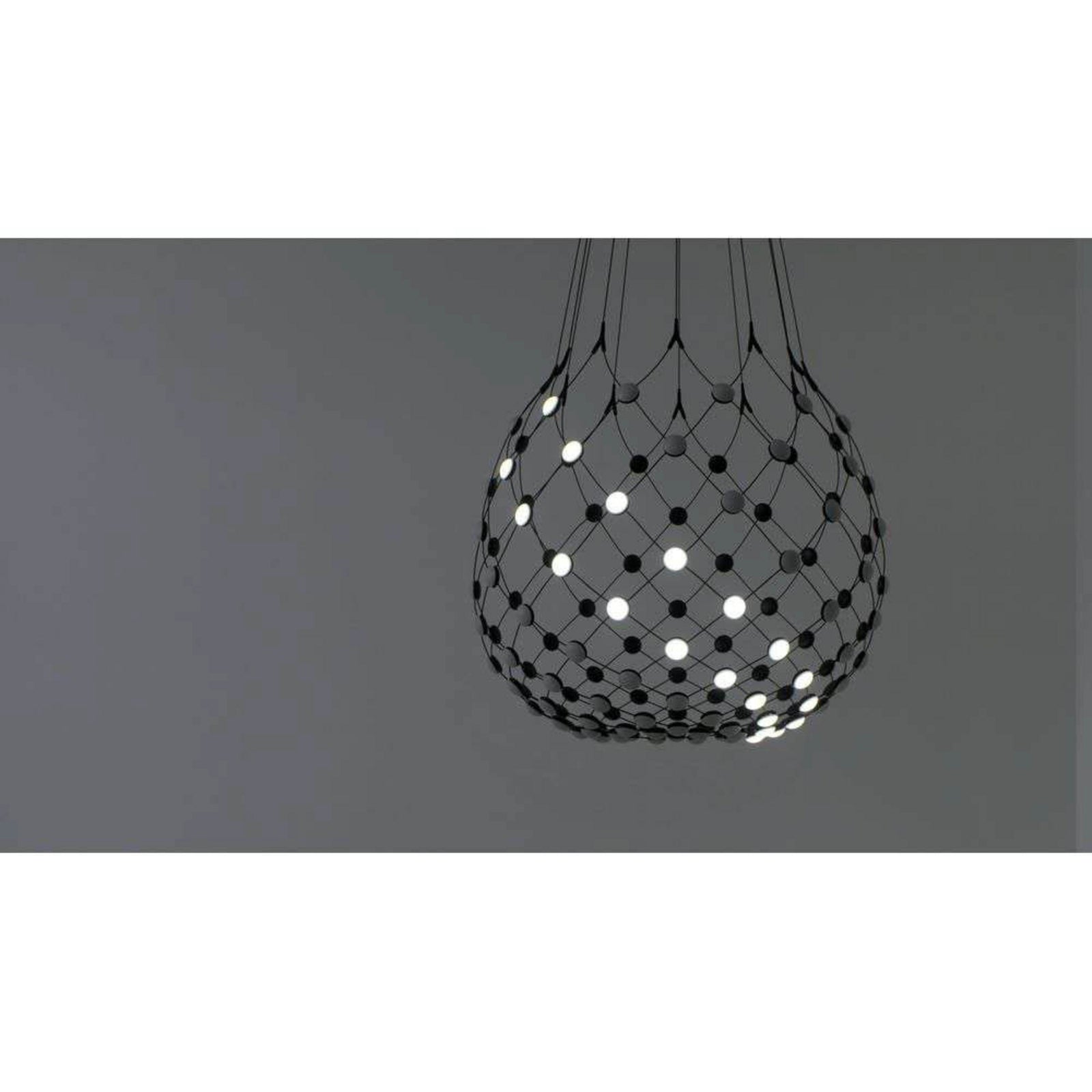 Luceplan lustră Mesh | Kit fără fir negru | Ø 80 cm | cod 70037943