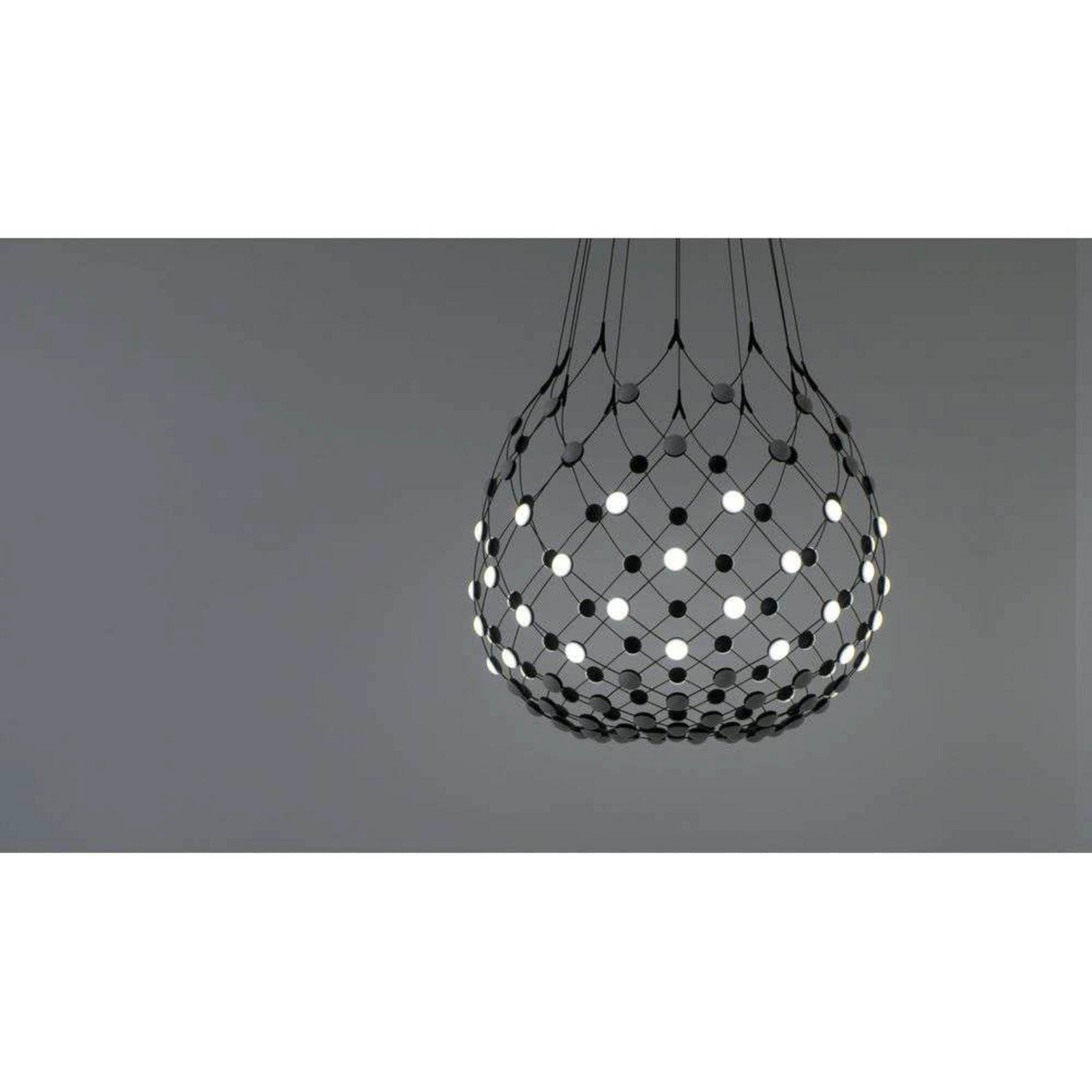 Luceplan lustră Mesh | Kit fără fir negru | Ø 80 cm | cod 70037943