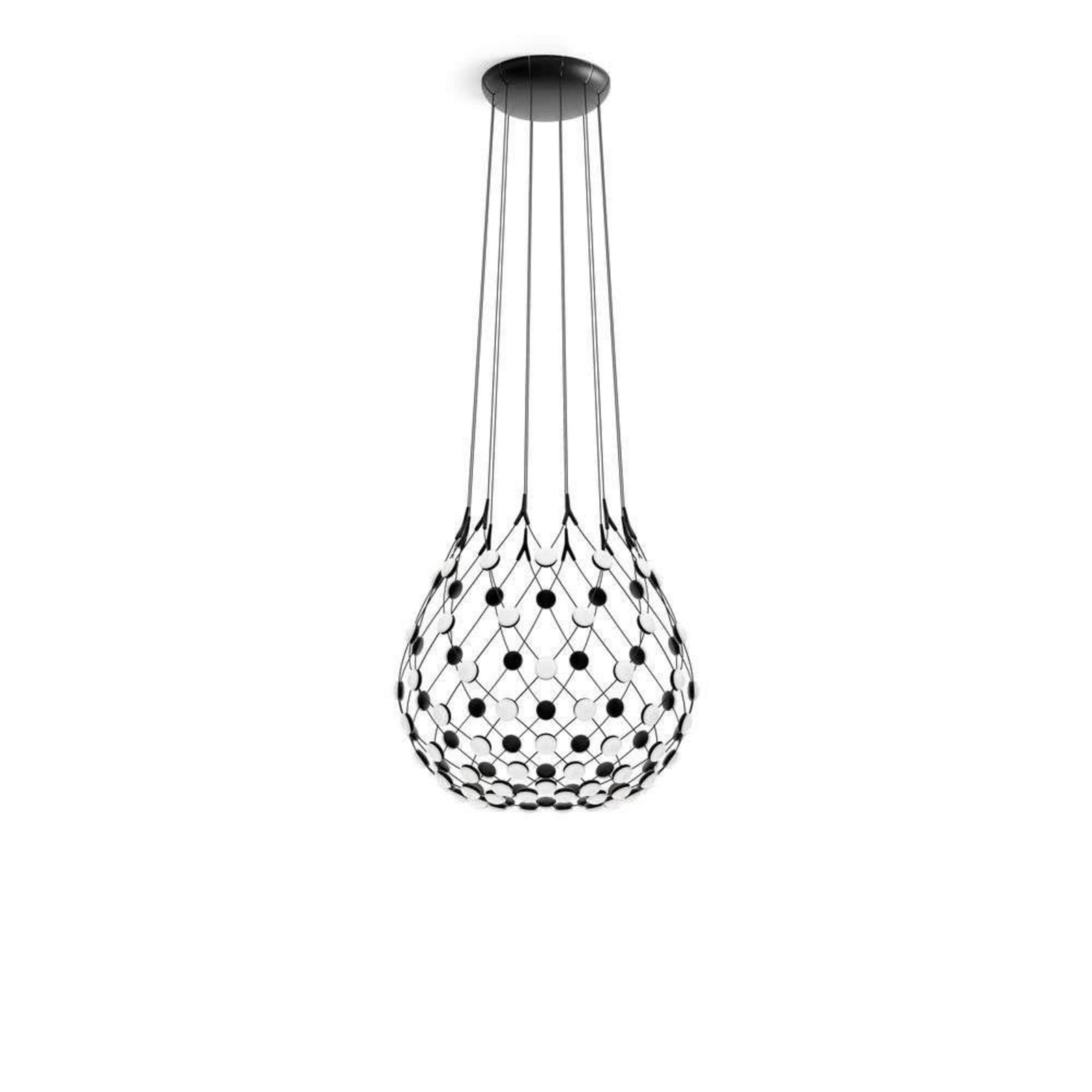 Luceplan lustră Mesh | Kit fără fir negru | Ø 80 cm | cod 70037944