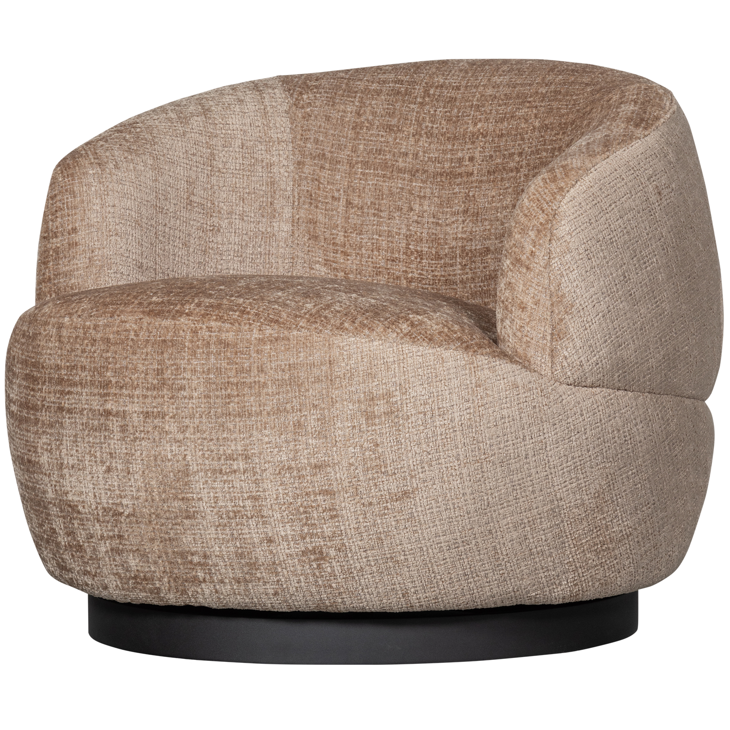 WOOOD fotoliu WOOLLY SWIVEL ARMCHAIR CHENILLE | 100% Pes | Nisipiu | 71x84x88 cm