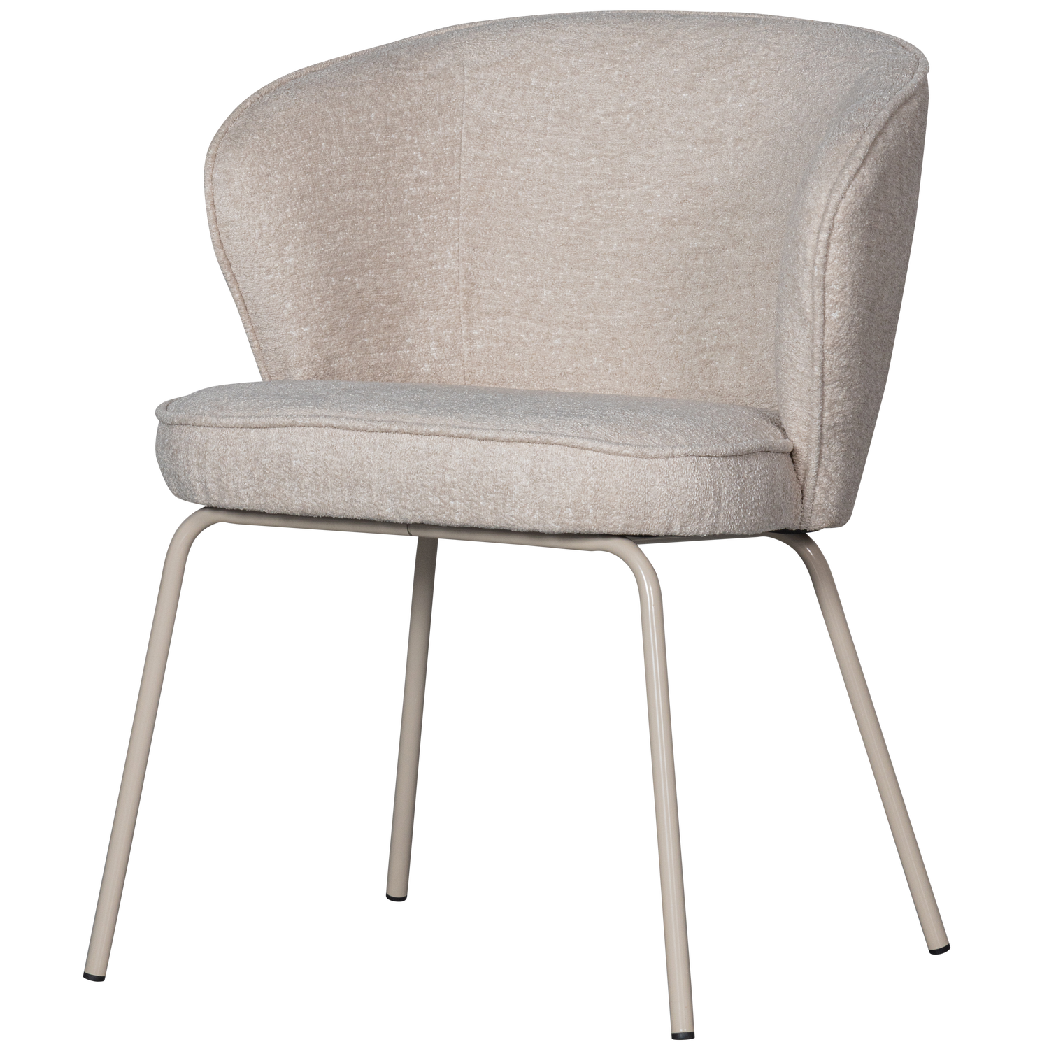 WOOOD scaun dining ADMIT | 100% Pes | Pebble | 78x60x58 cm