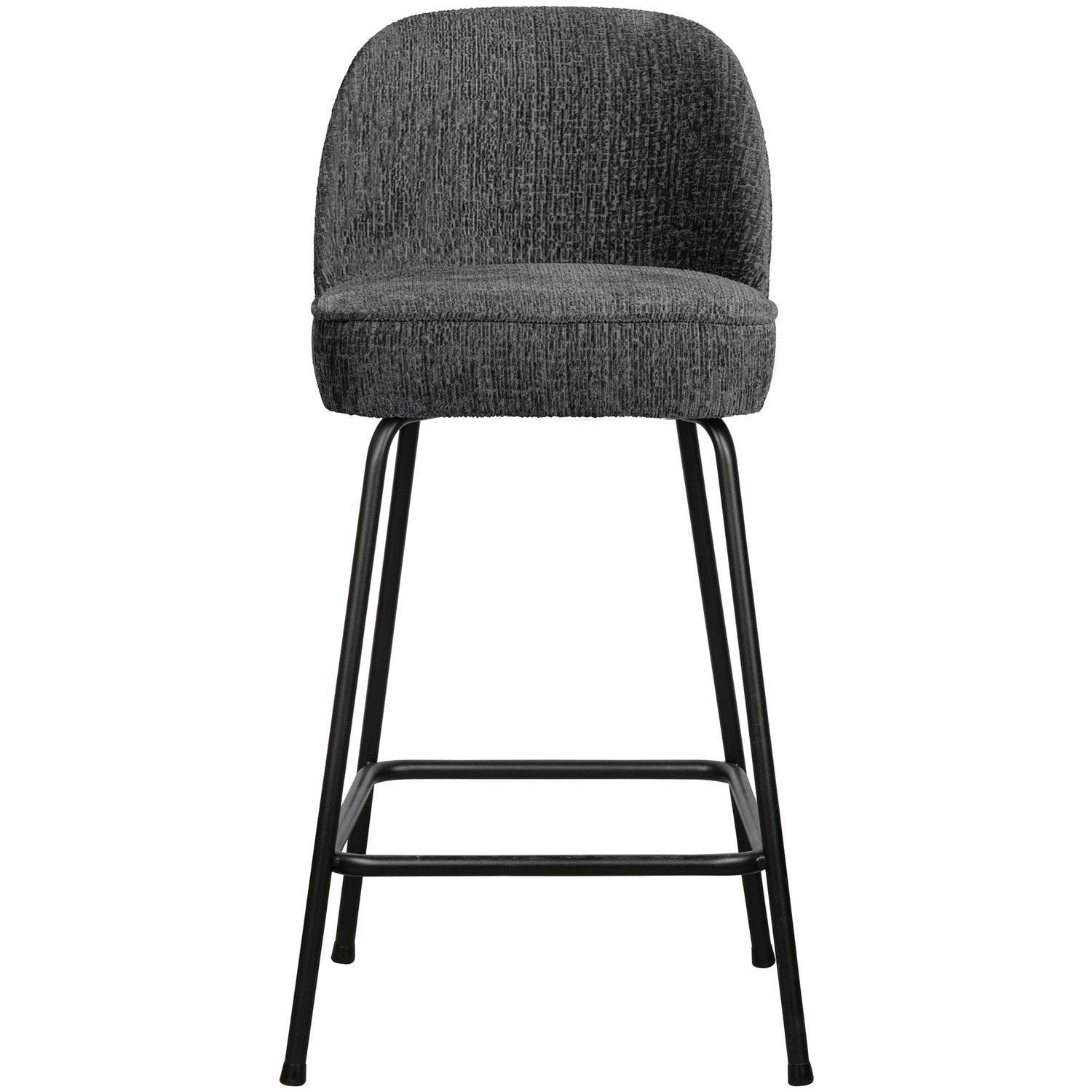 WOOOD scaun bar VOGUE BARSTOOL 65CM STRUCTURE VELVET MOUNTAIN | 100% Pes | Mountain | 89x50x55 cm