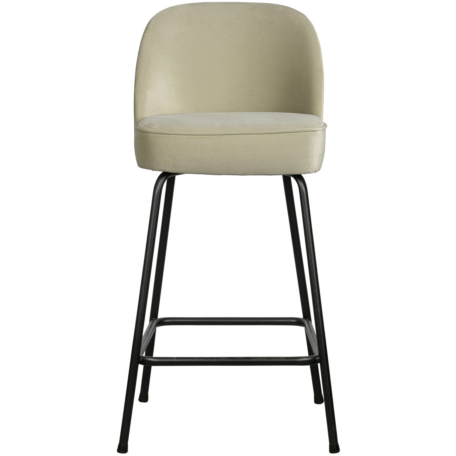 WOOOD scaun bar VOGUE BARSTOOL 65CM VELVET PISTACHIO | 100% Pes | Pistachio | 89x50x55 cm