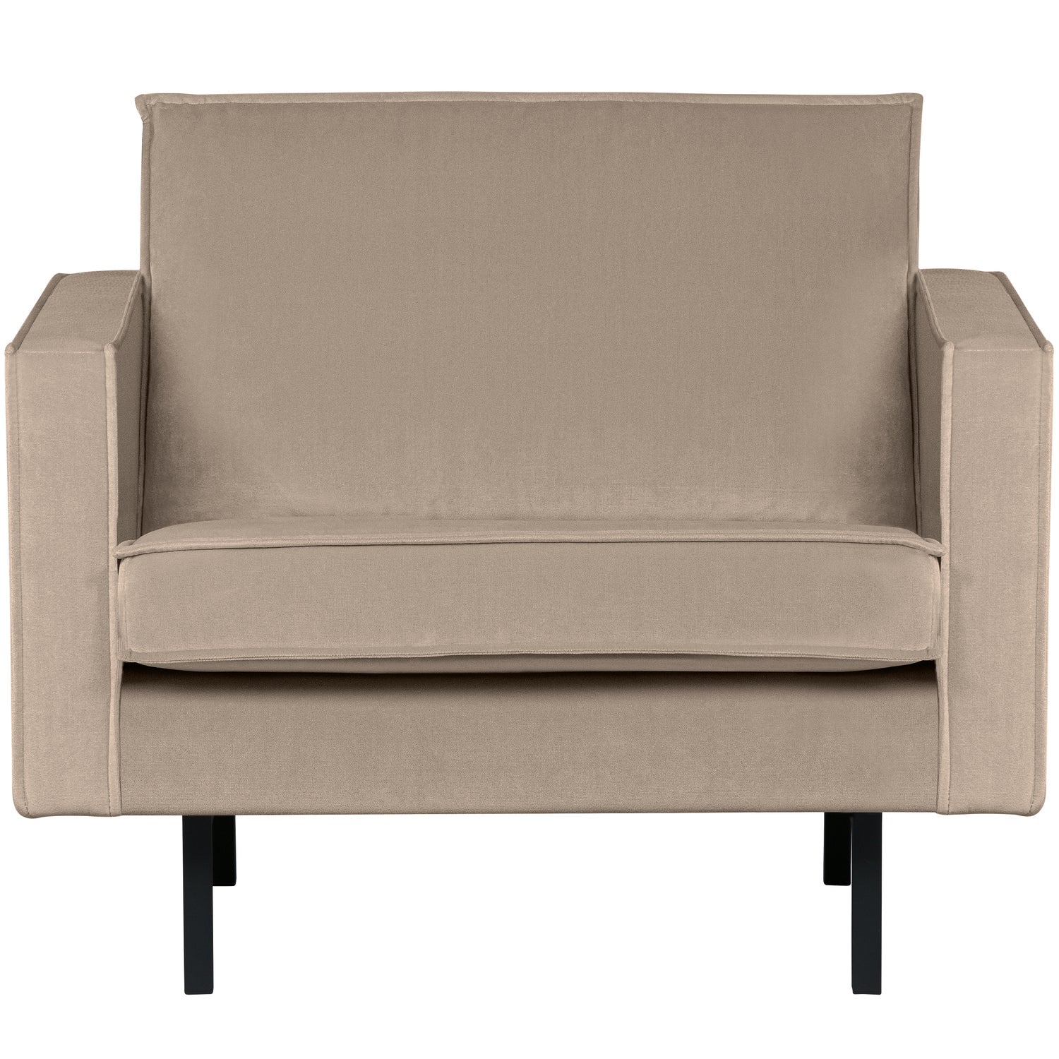 WOOOD fotoliu RODEO | poliester | Khaki | 85x105x86 cm