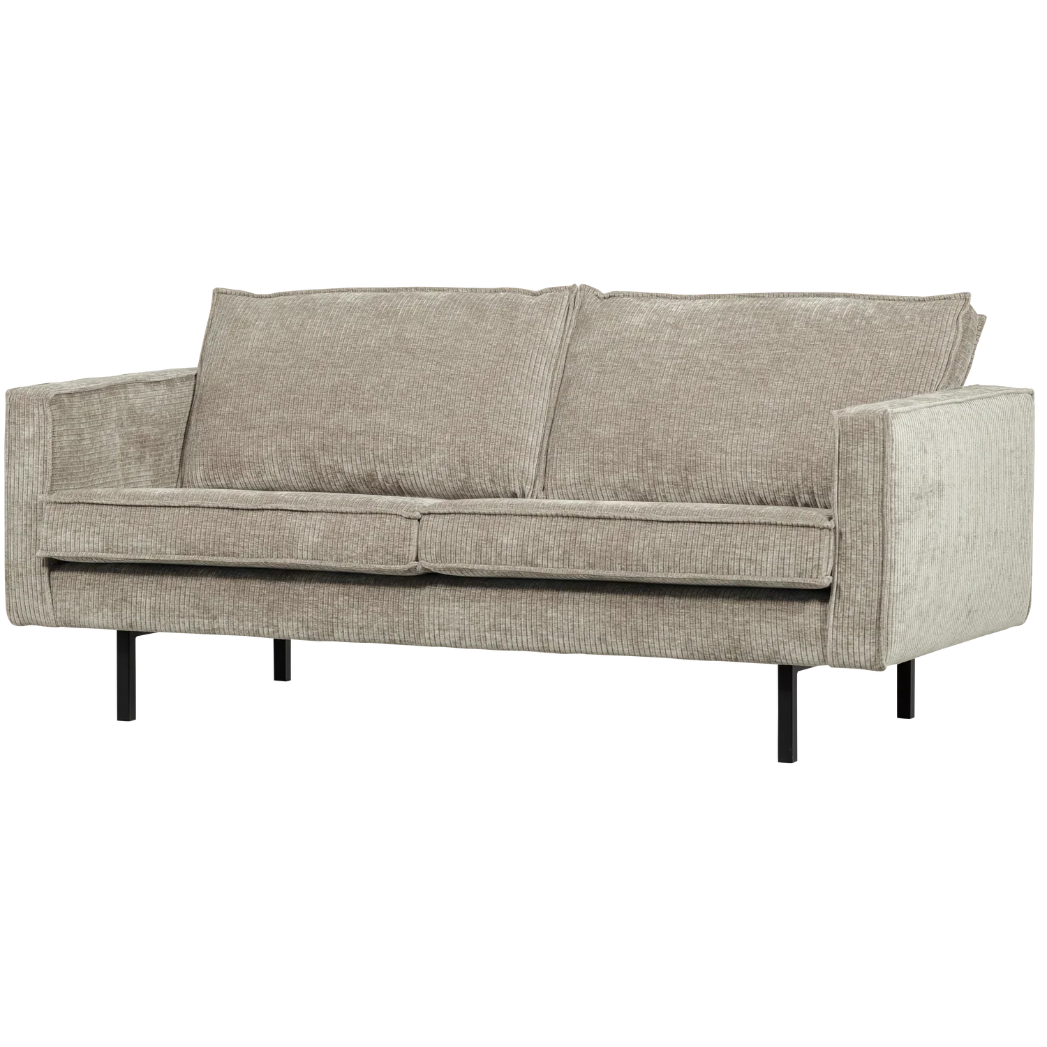 RODEO 2,5-SEATER SOFA RIB FABRIC DARK SAND