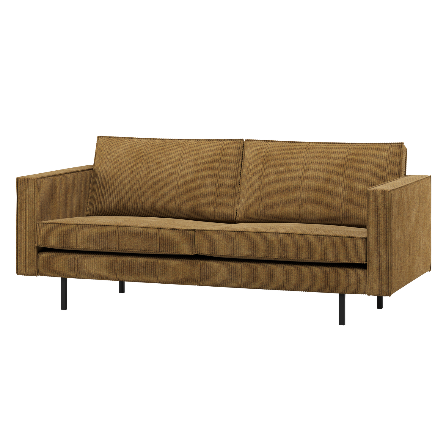 WOOOD canapea 2 locuri RODEO 2,5-SEATER | 100% Pes | Galben | 85x190x86 cm
