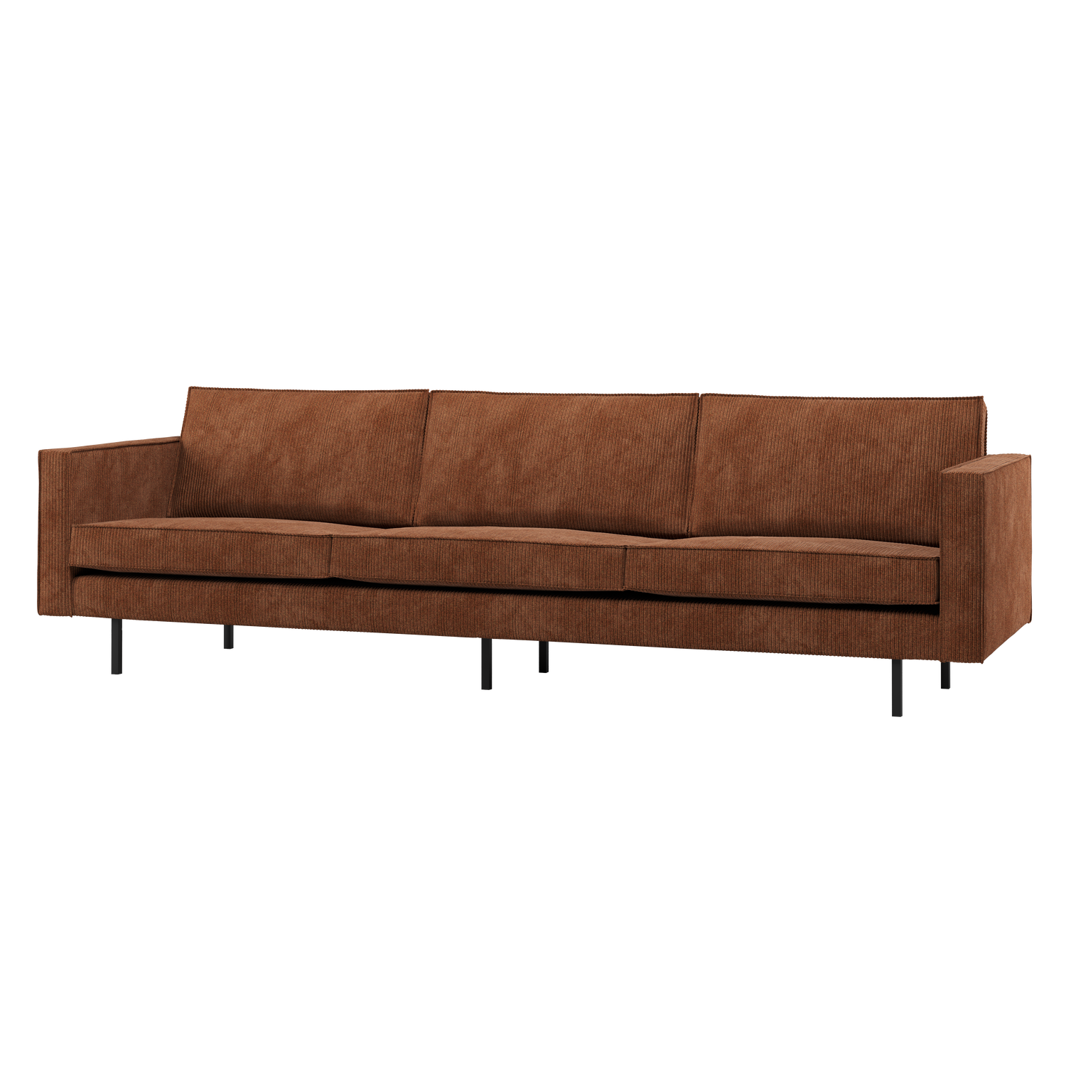 WOOOD canapea 3 locuri RODEO | 100% Pes | Maro | 85x277x86 cm
