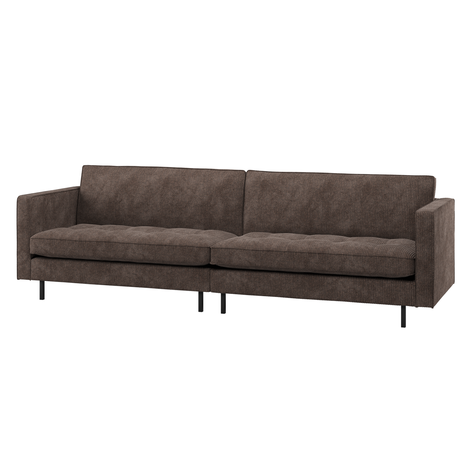 WOOOD canapea 3 locuri RODEO CLASSIC | 100% Pes | Maro | 83x275x88 cm