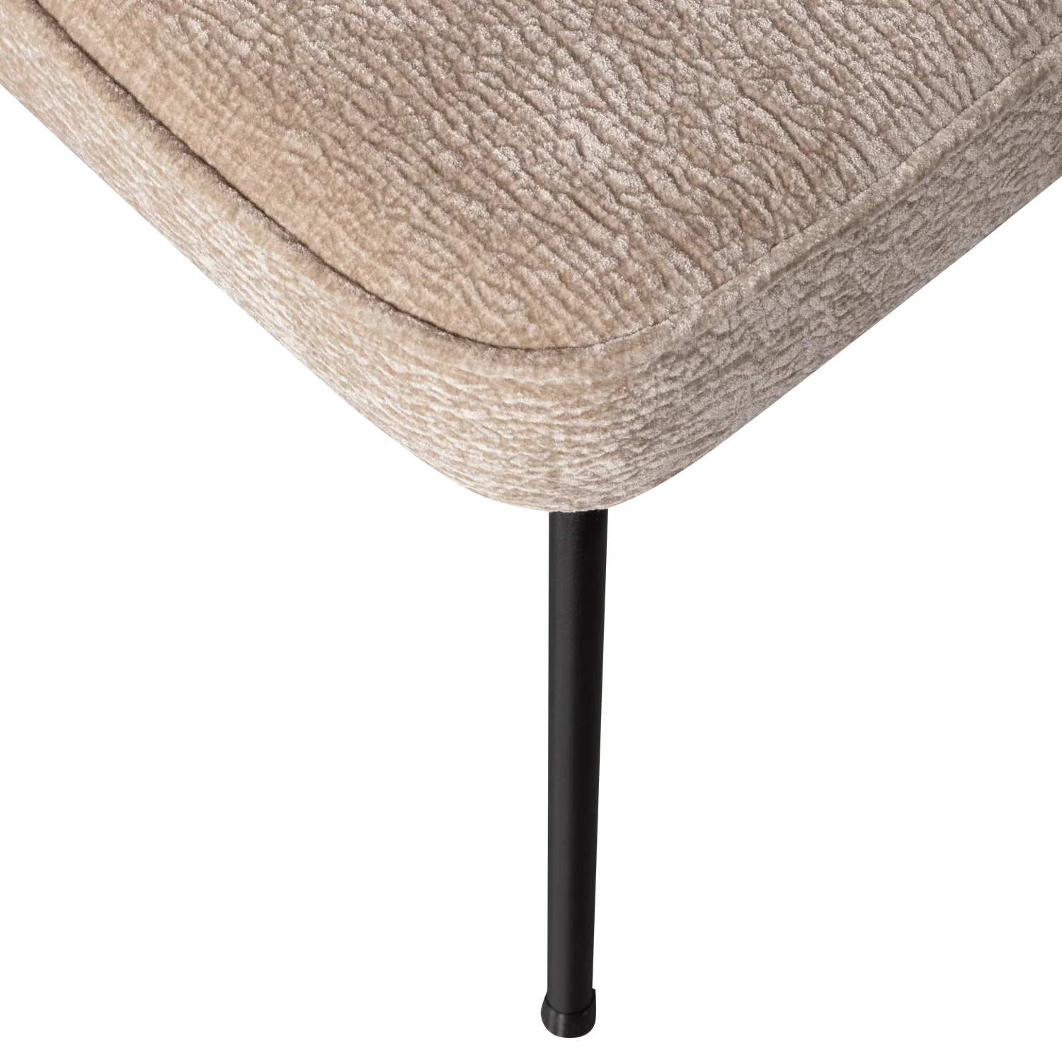 VOGUE DINING CHAIR 3D CHENILLE SAND