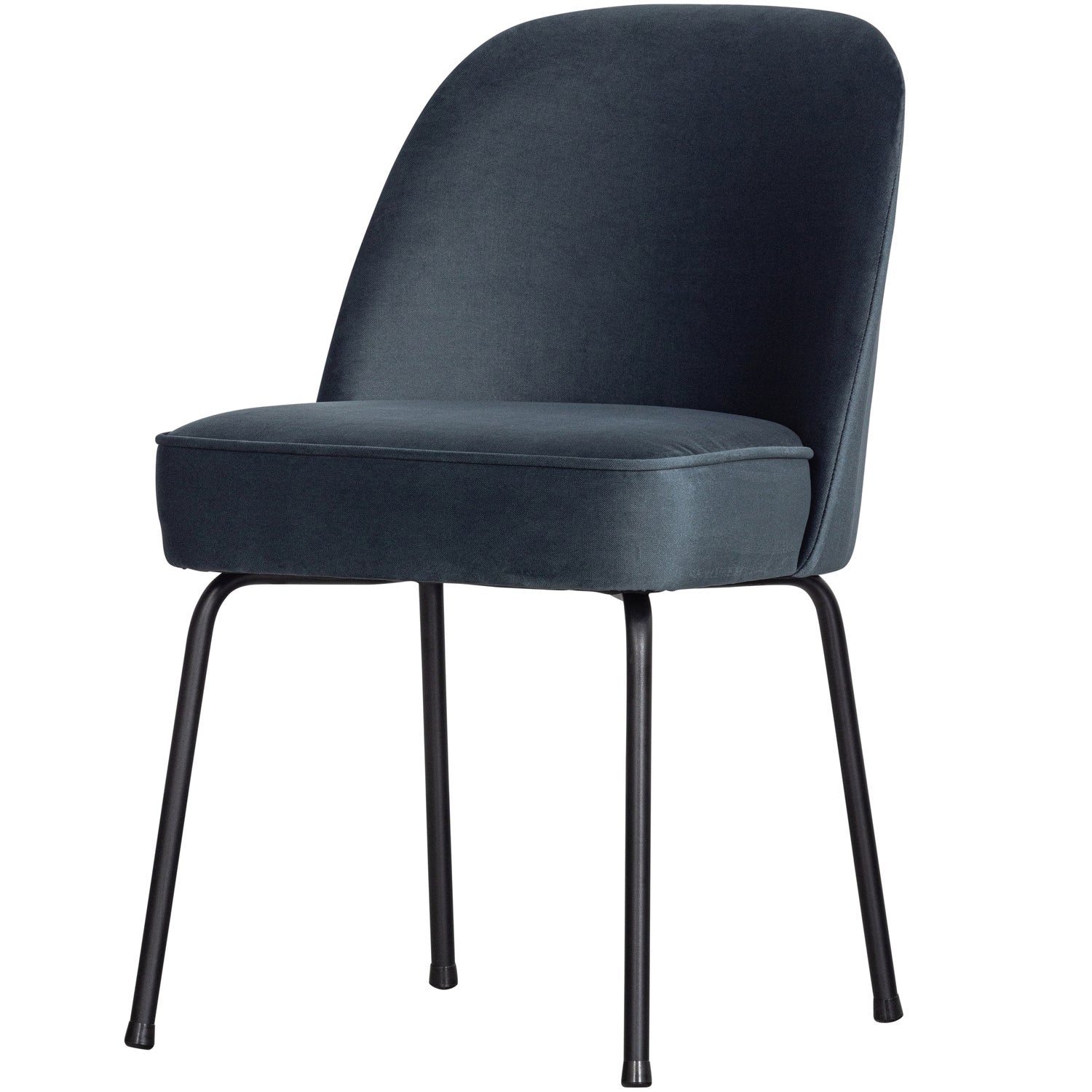 WOOOD scaun dining VOGUE | poliester | Albastru | 83x50x57 cm