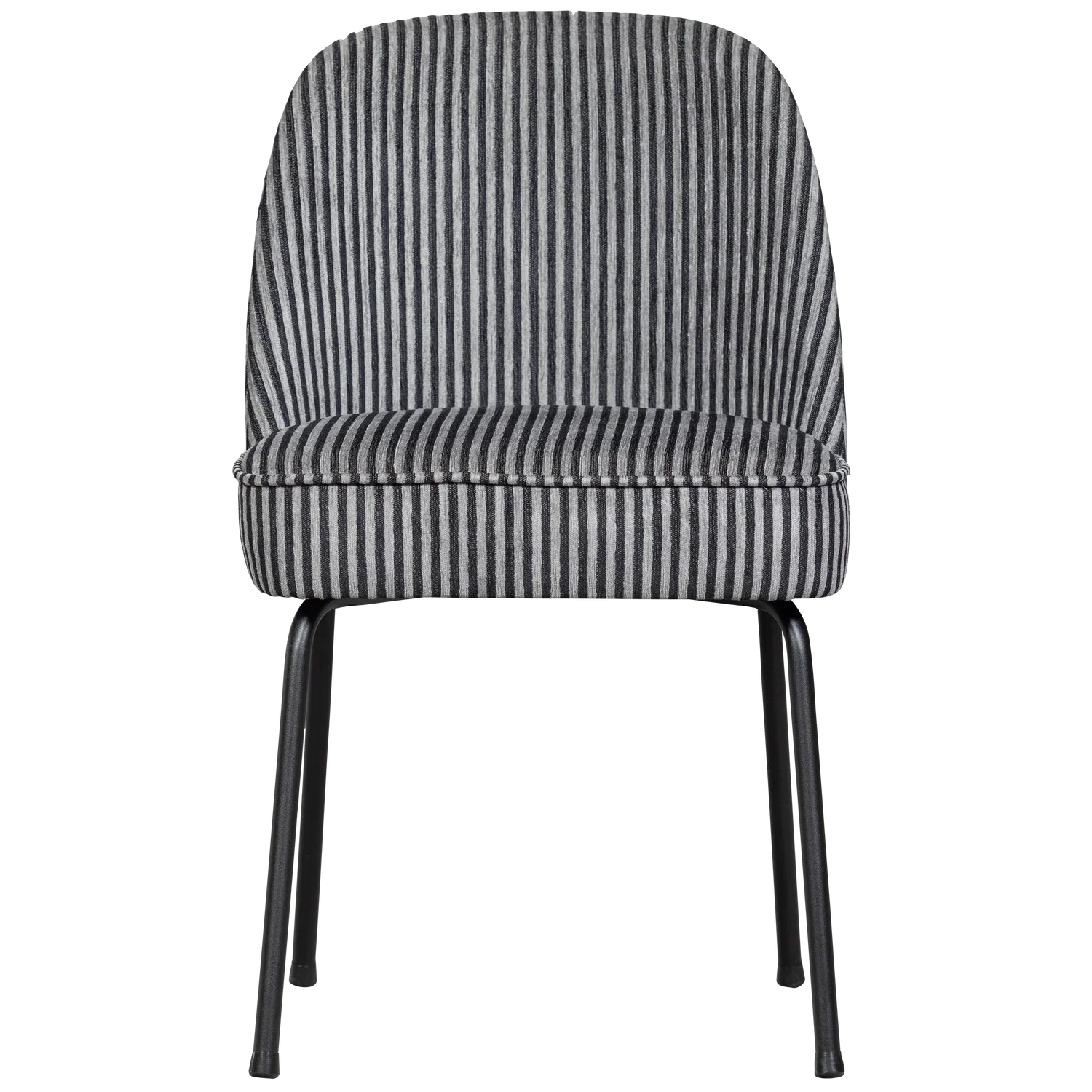 VOGUE DINING CHAIR STRIPE BLACK/GREY