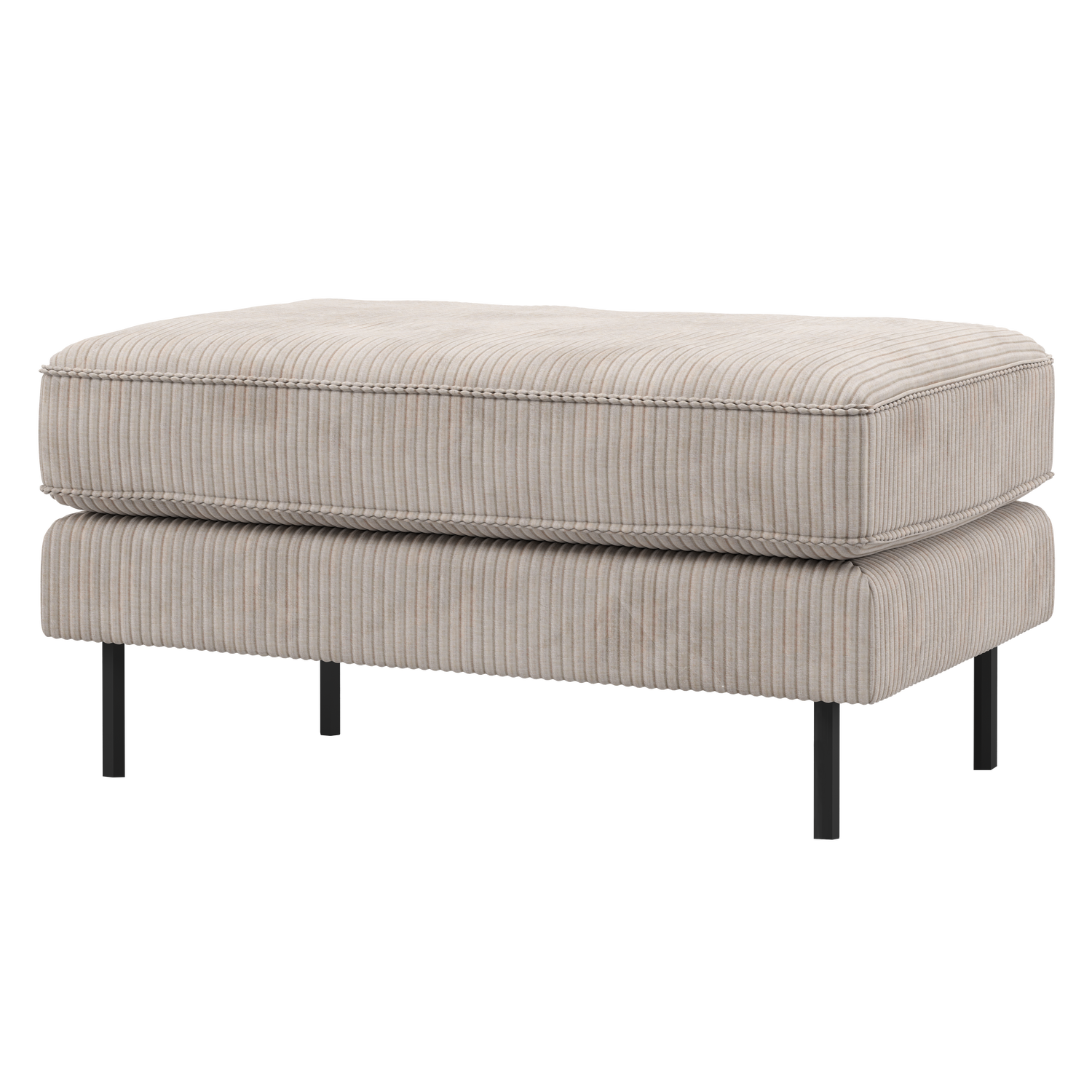 WOOOD taburet RODEO HOCKER ON | 100% Pes | Ecru | 45x84x54 cm