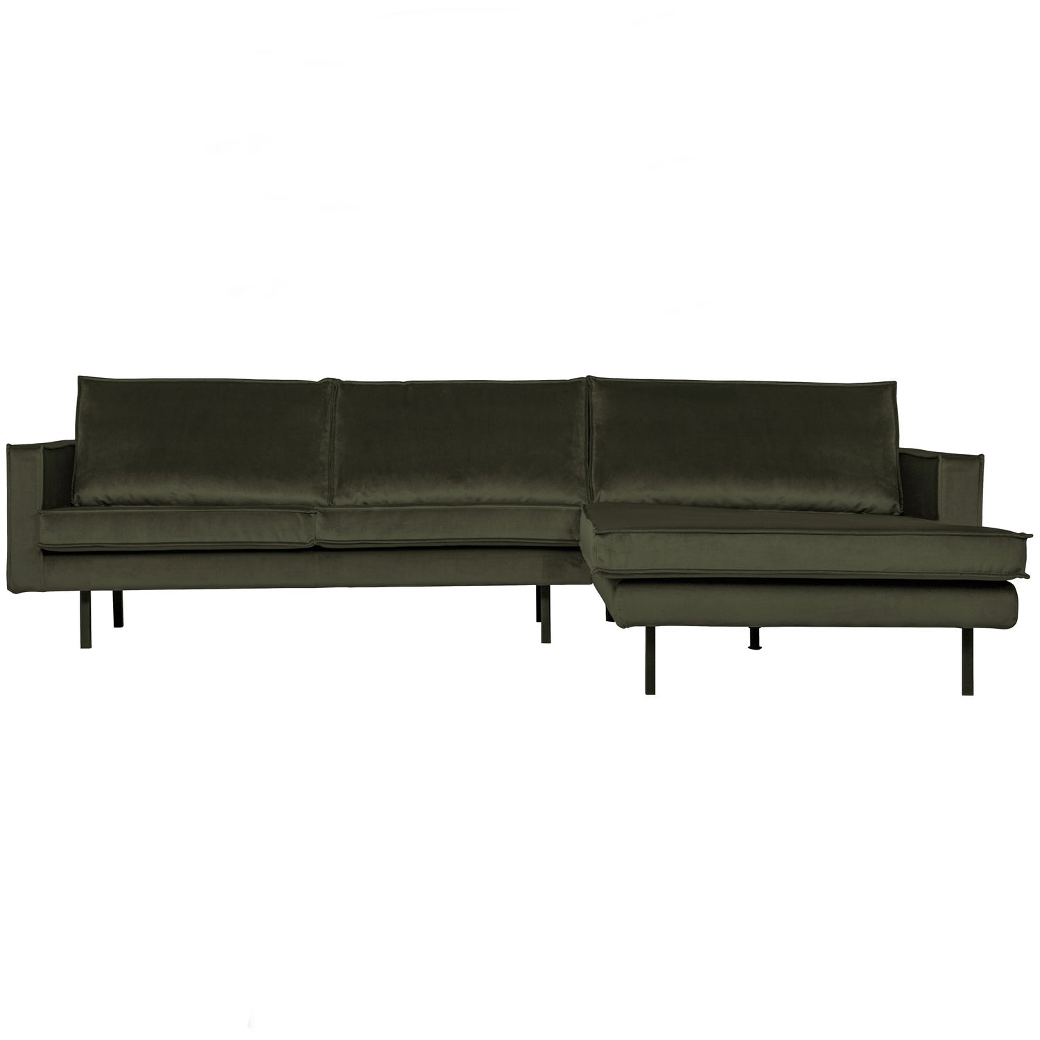 WOOOD canapea colt RODEO CHAISE LONGUE | 100% Pes | Verde | 85x300x155 cm