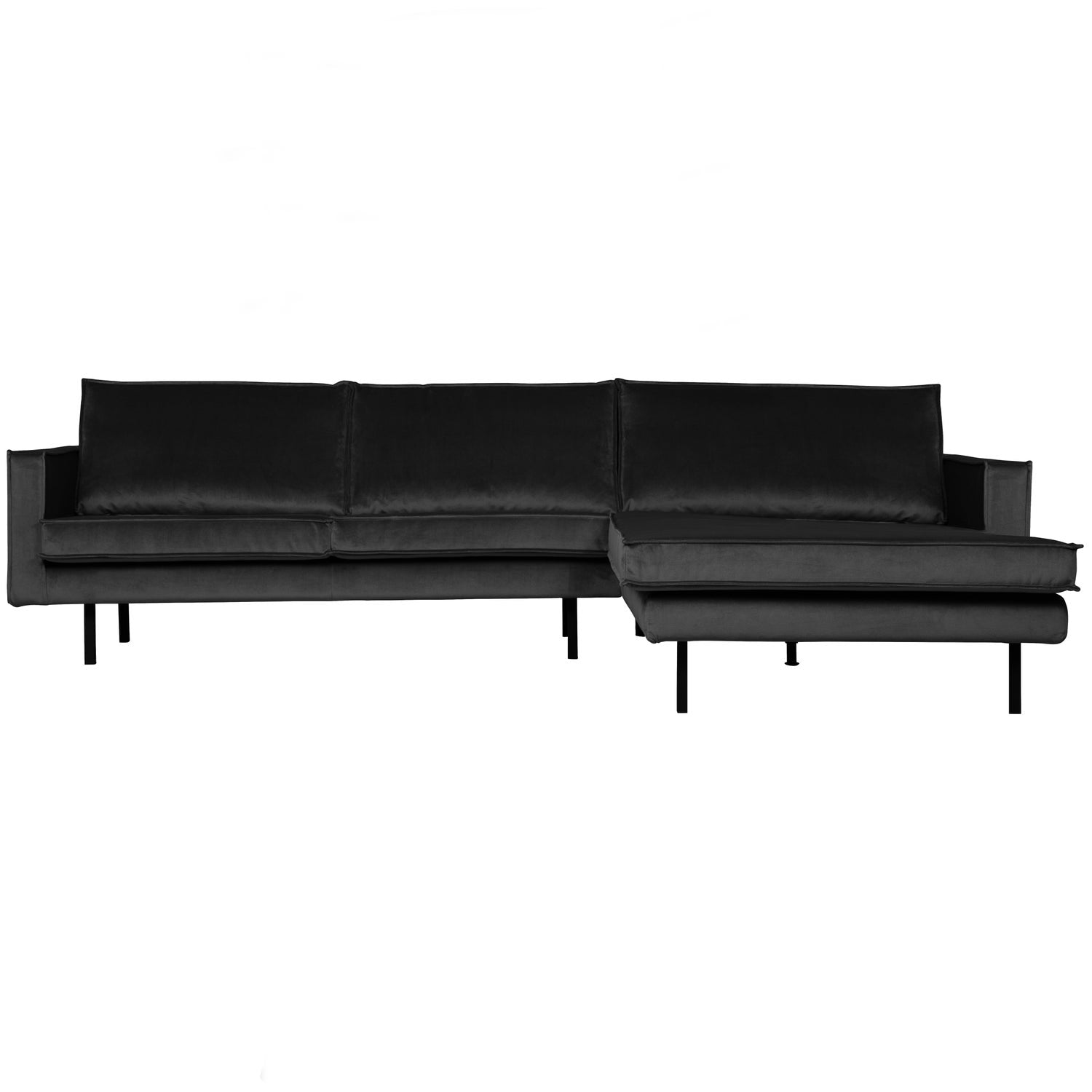 WOOOD canapea colt RODEO CHAISE LONGUE | 100% Pes | Antracit | 85x300x155 cm