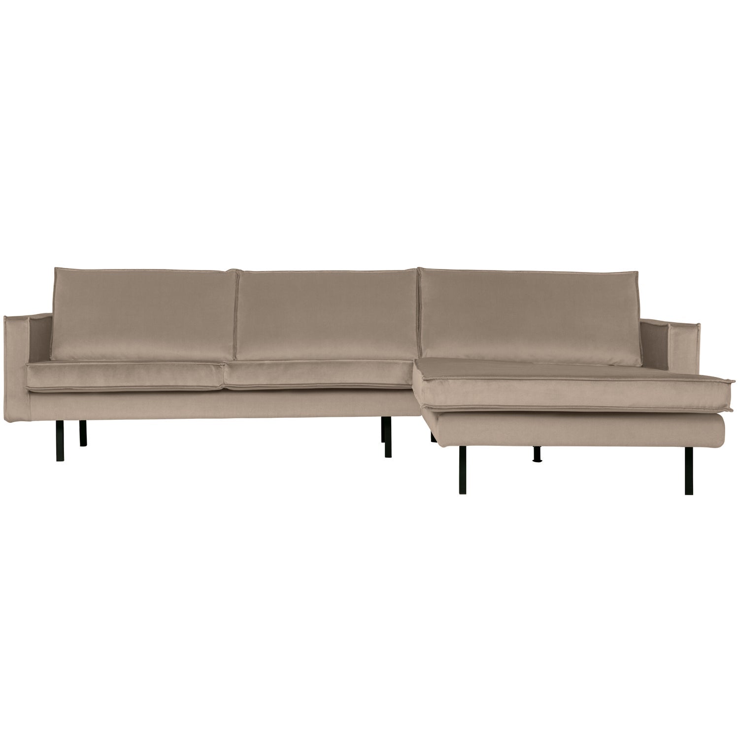 WOOOD canapea colt RODEO | poliester | Khaki | 85x300x155 cm