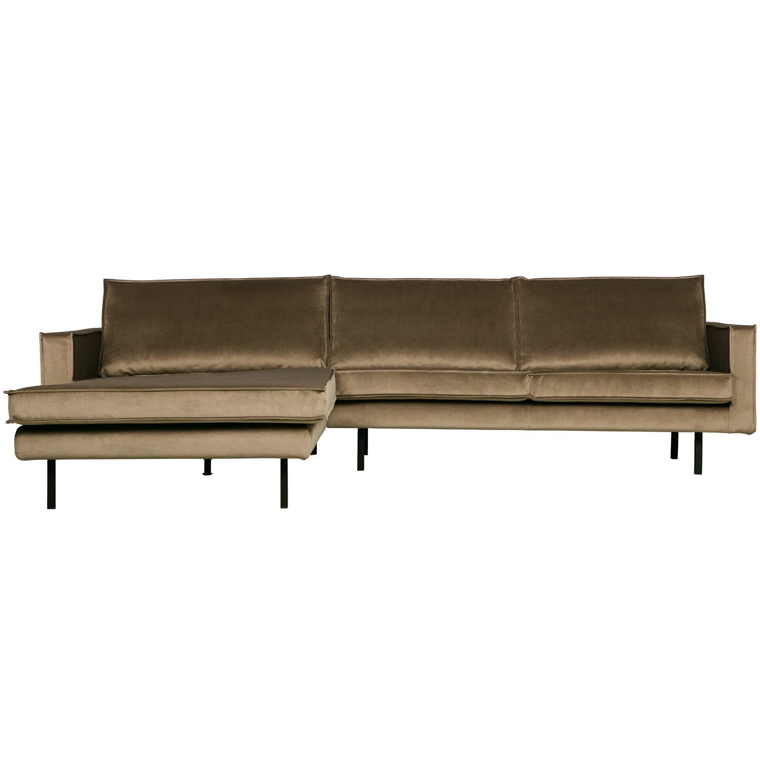 WOOOD canapea colt RODEO CHAISE LONGUE | 100% Pes | Taupe | 85x300x155 cm