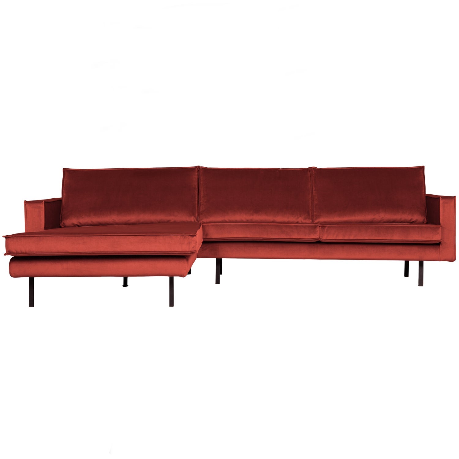 WOOOD canapea colt RODEO CHAISE LONGUE | 100% Pes | Maro | 85x300x155 cm