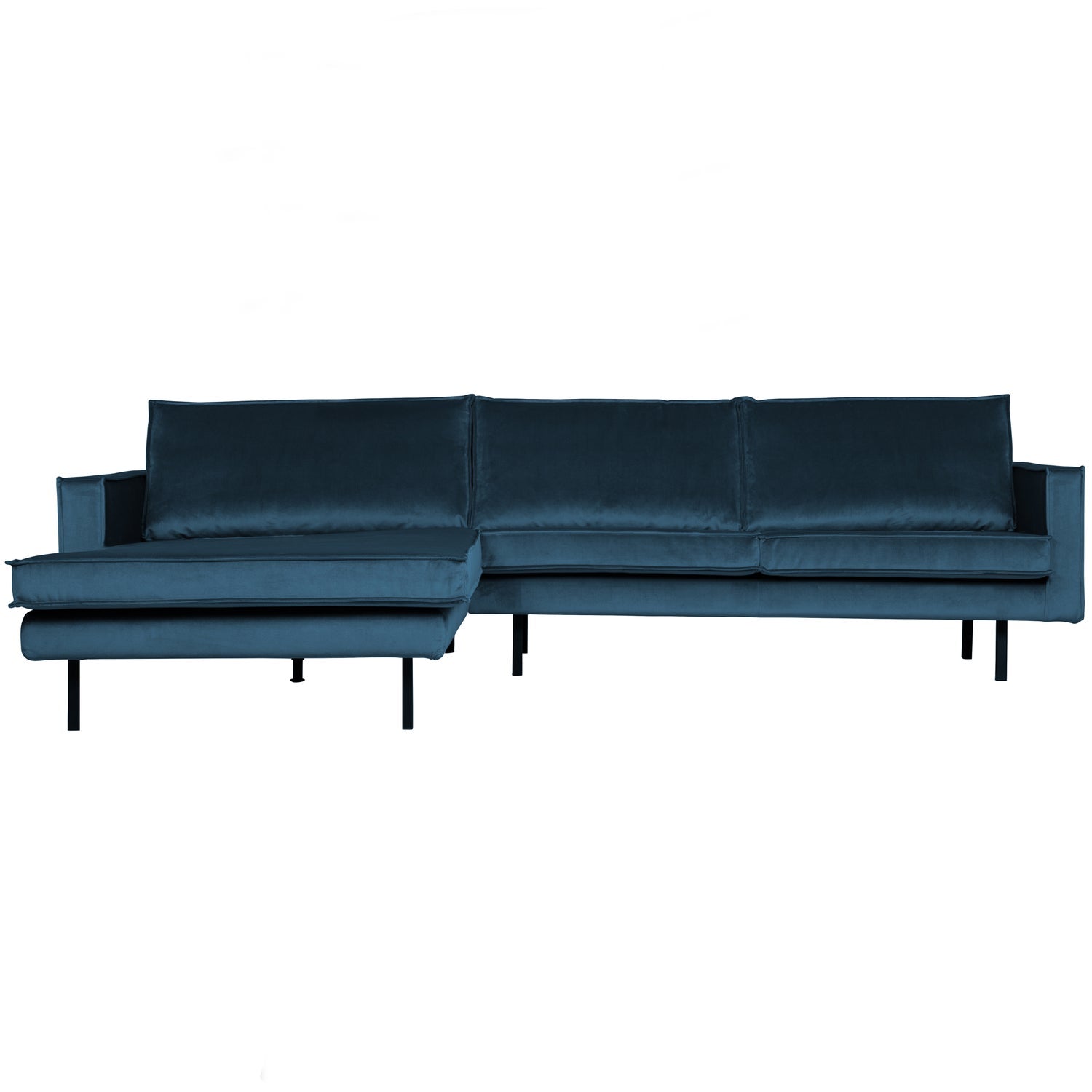 WOOOD canapea colt RODEO CHAISE LONGUE | 100% Pes | Albastru | 85x300x155 cm