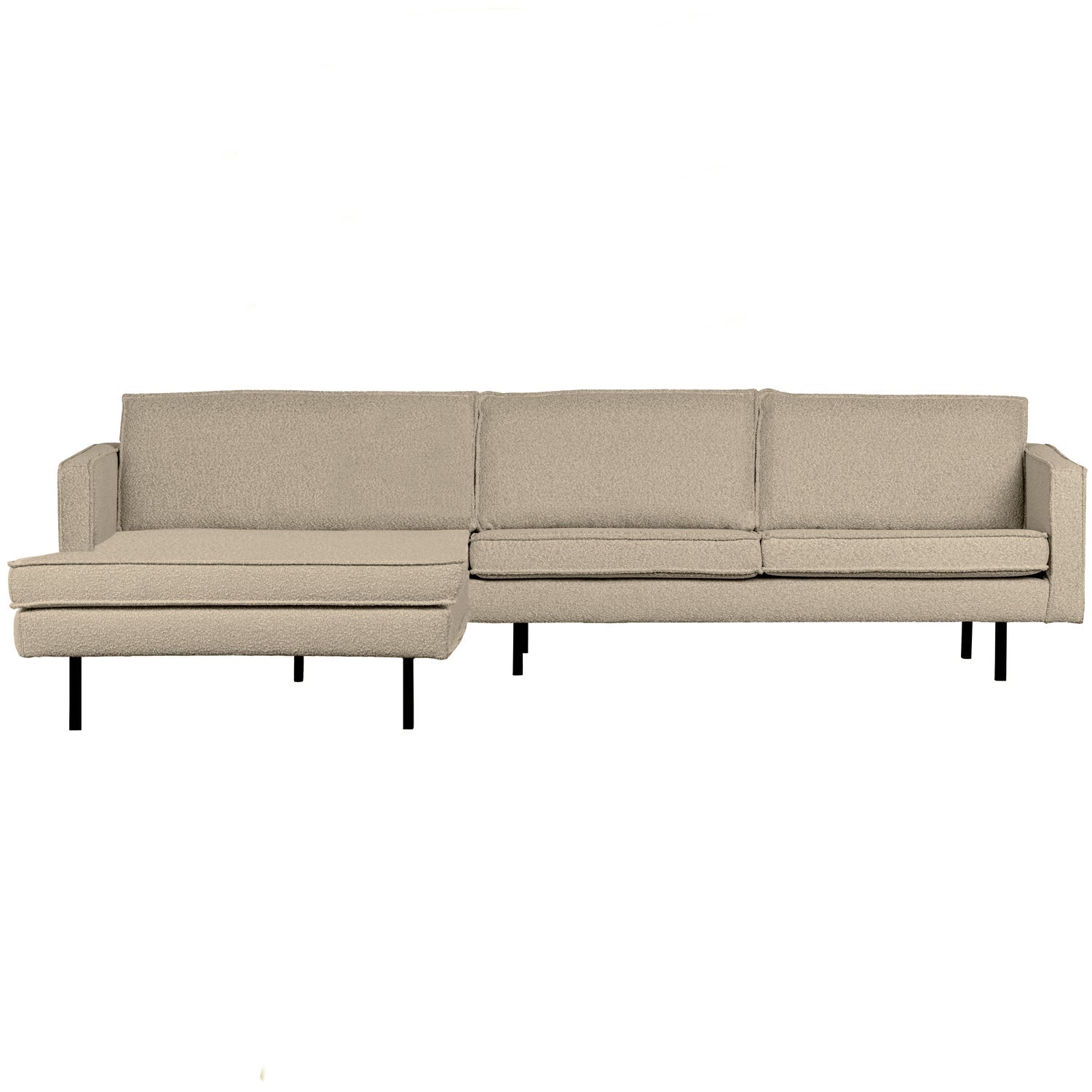 WOOOD canapea colt RODEO | poliester | Bej | 85x300x155 cm