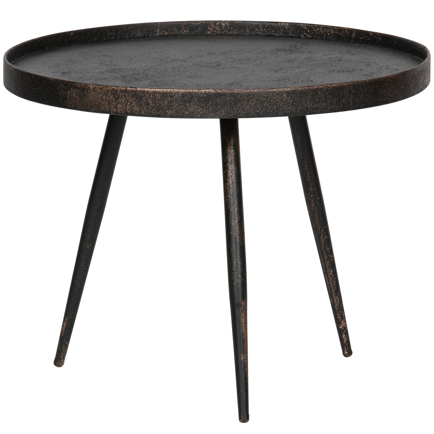 WOOOD masuta laterala BOUNDS SIDETABLE L WOOD/METAL ANTIQUE | Metal | Auriu | 44x58x58 cm