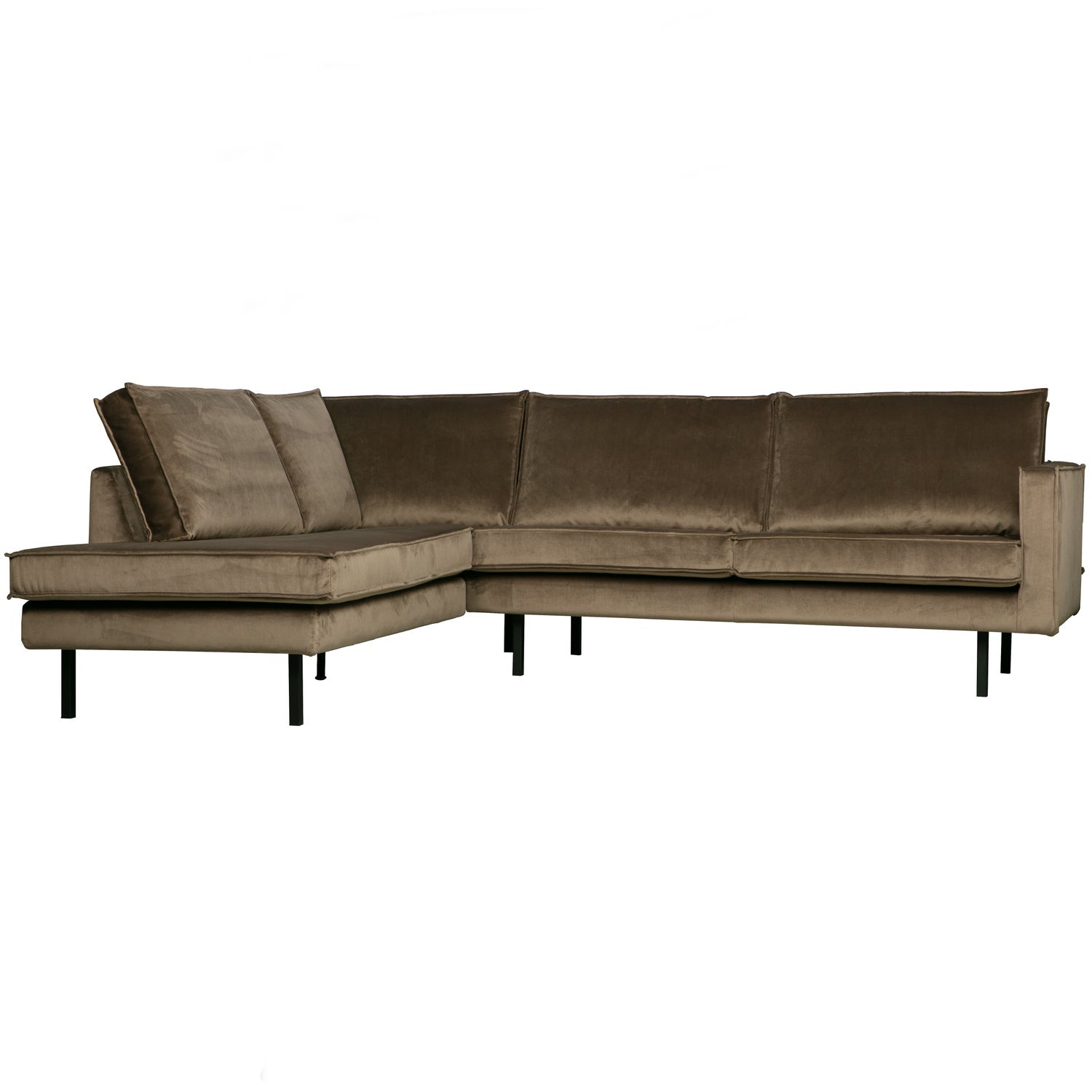 WOOOD canapea colt RODEO | 100% Pes | Taupe | 85x266x213 cm