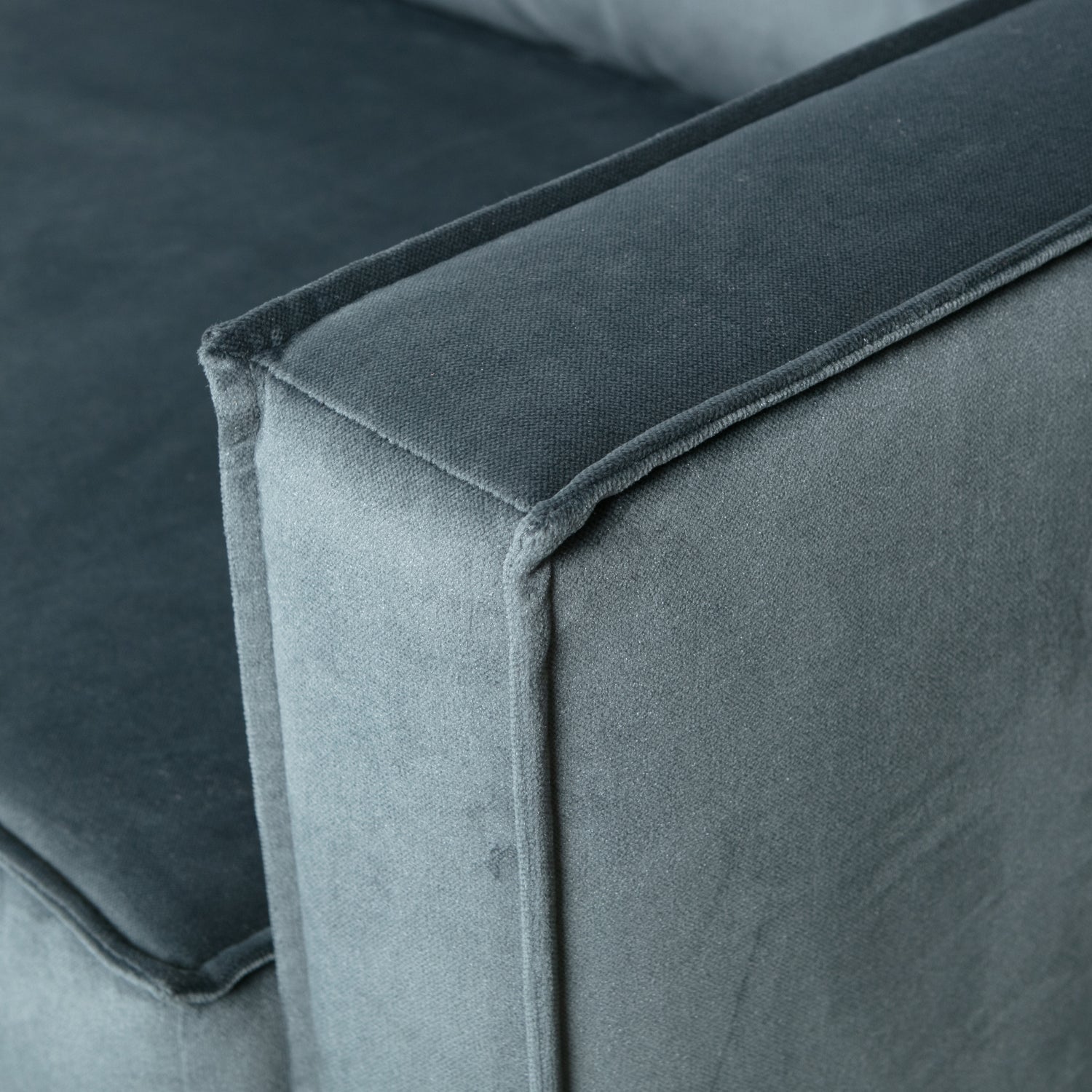 WOOOD canapea colt RODEO | 100% Pes | Turcoaz | 85x266x213 cm