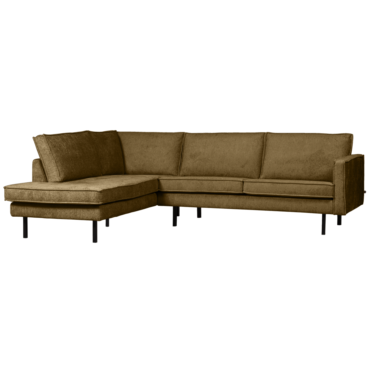 WOOOD canapea colt RODEO | poliester | Brass | 85x266x213 cm