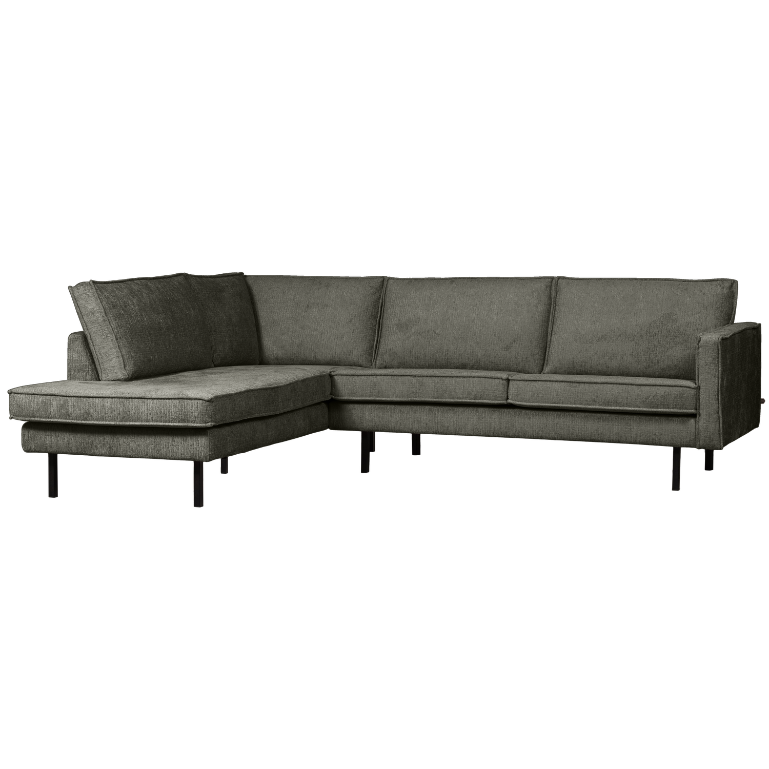 WOOOD canapea colt RODEO | poliester | Frost | 85x266x213 cm