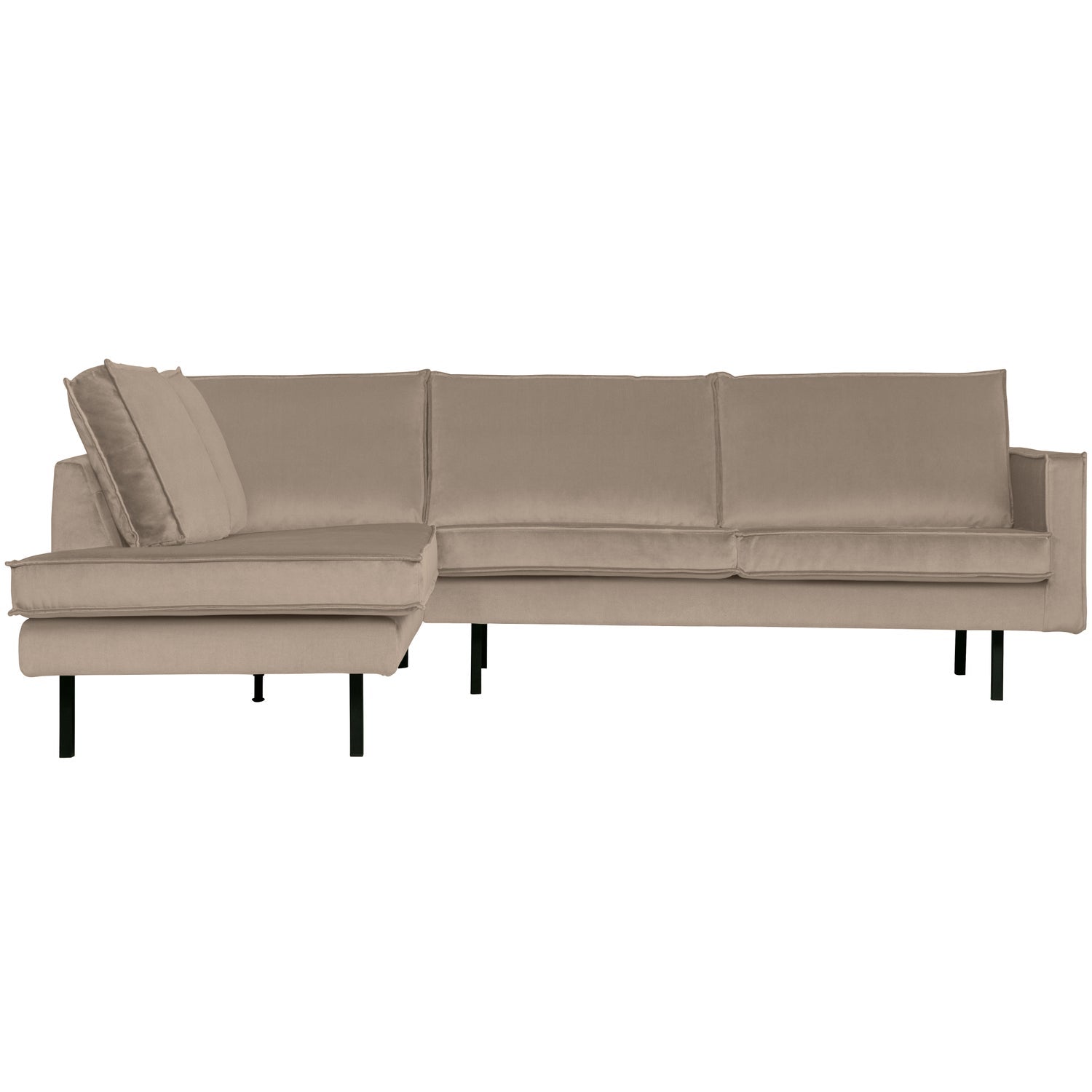WOOOD canapea colt RODEO | poliester | Khaki | 85x266x213 cm