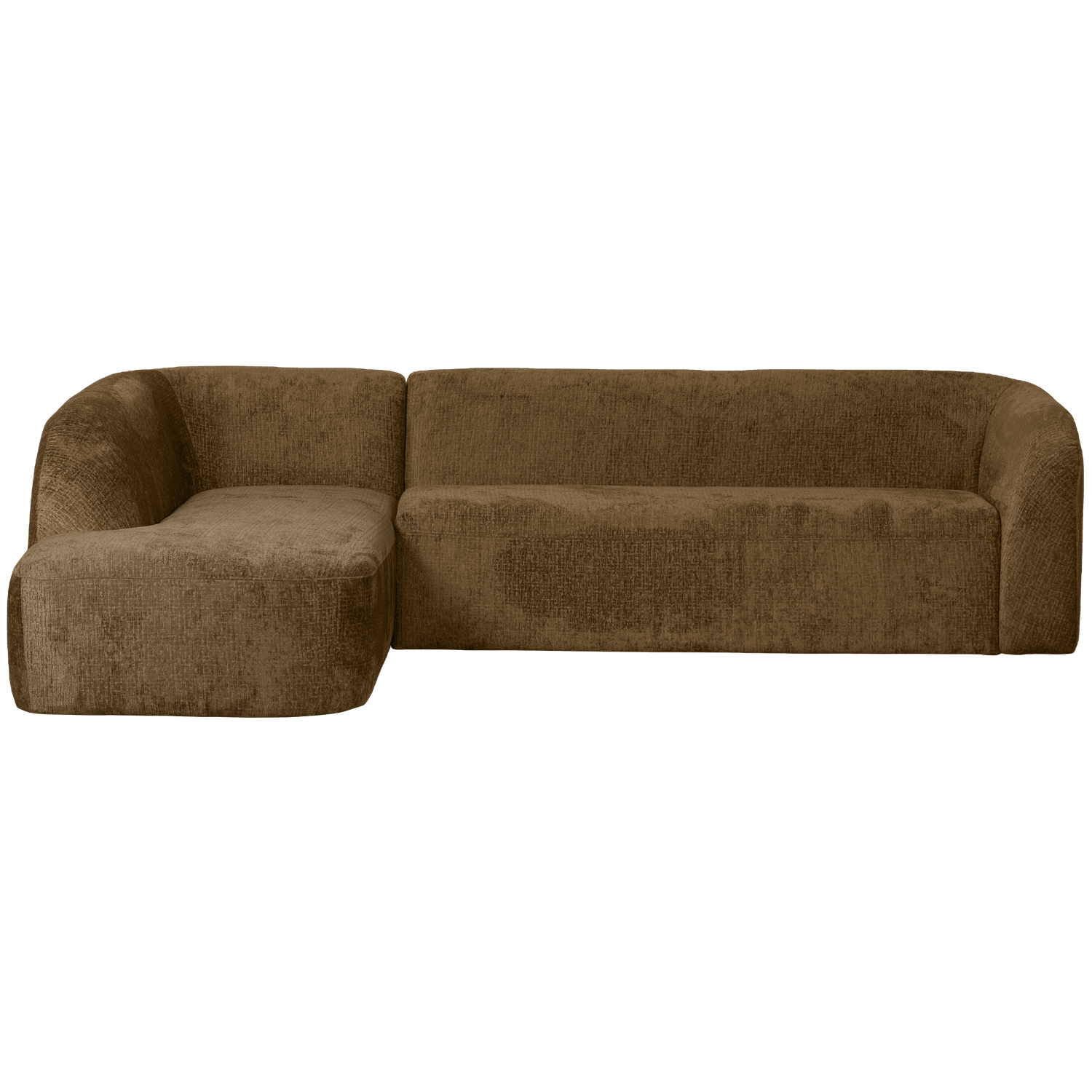 WOOOD canapea colt SLOPING | 100% Pes | Brass | 77x274x225 cm