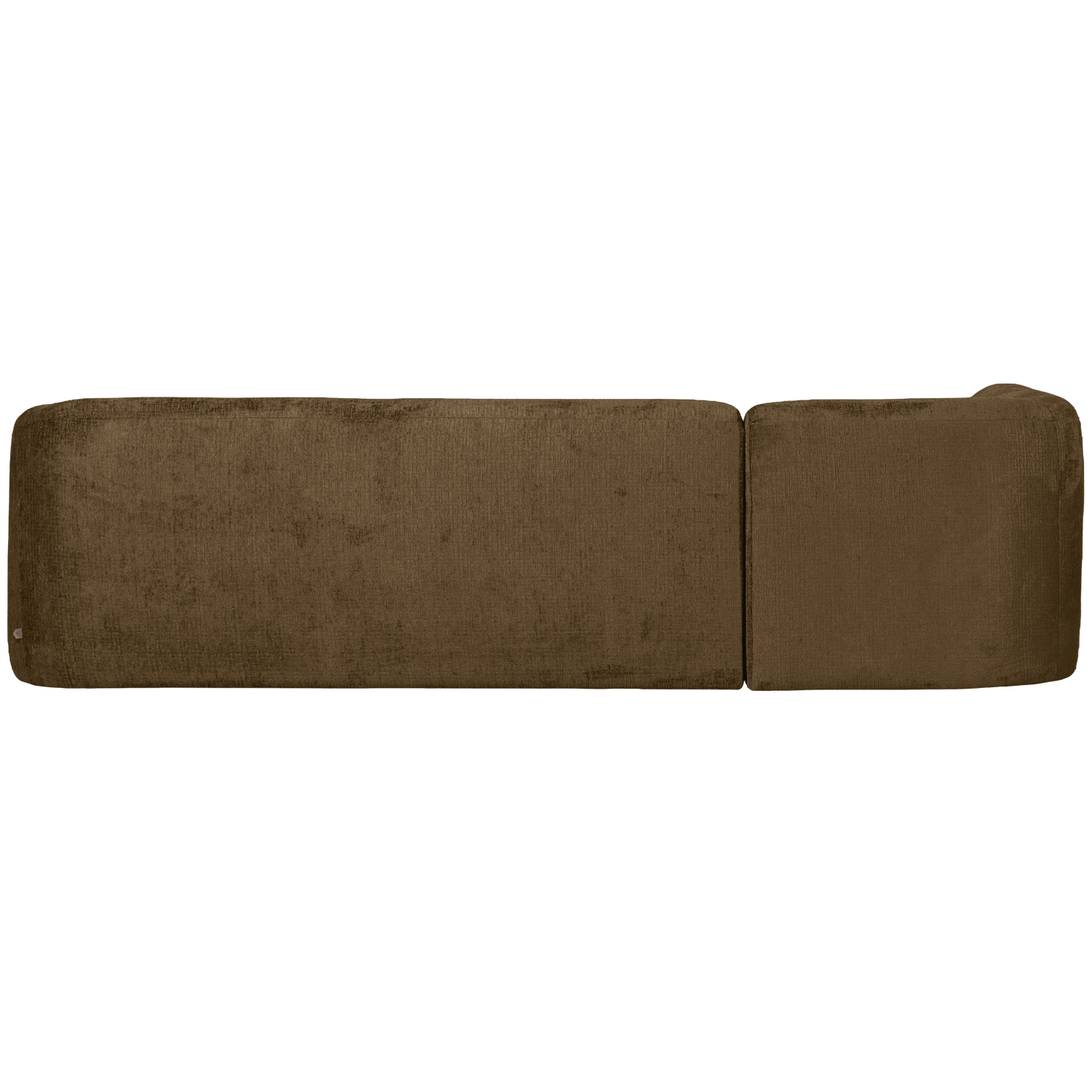 WOOOD canapea colt SLOPING | 100% Pes | Brass | 77x274x225 cm