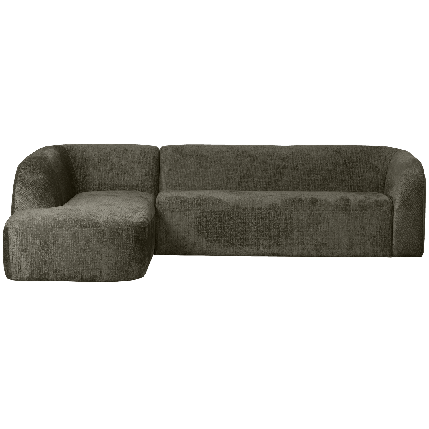 WOOOD canapea colt SLOPING | 100% Pes | Frost | 77x274x225 cm