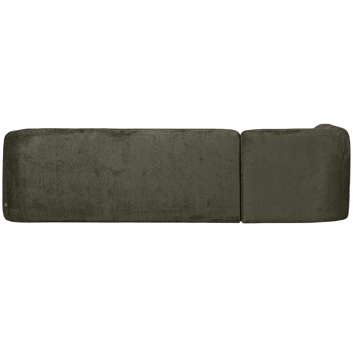 WOOOD canapea colt SLOPING | 100% Pes | Frost | 77x274x225 cm