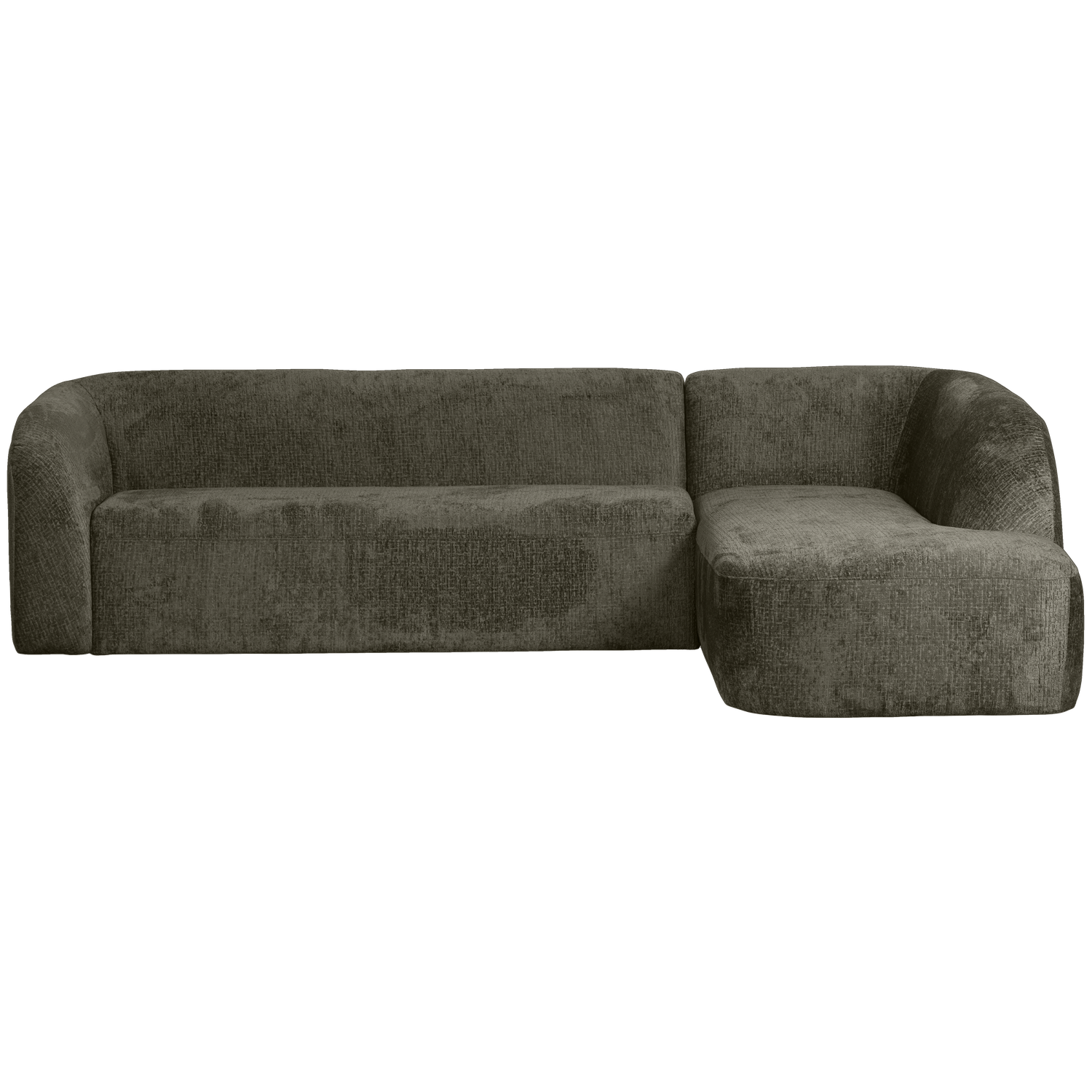 WOOOD canapea colt SLOPING | 100% Pes | Frost | 77x274x225 cm