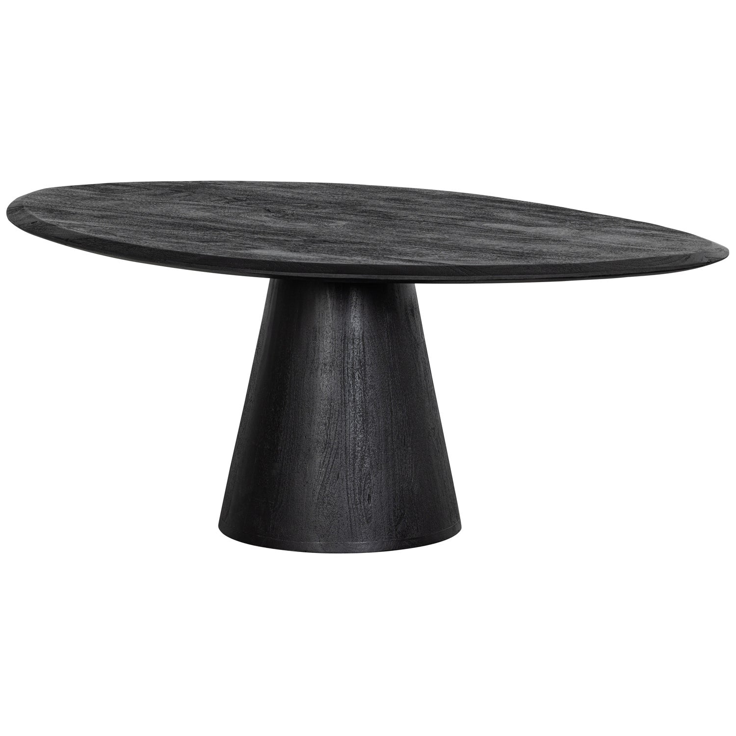WOOOD masuta cafea POSTURE | lemn | Negru | 47x120x80 cm