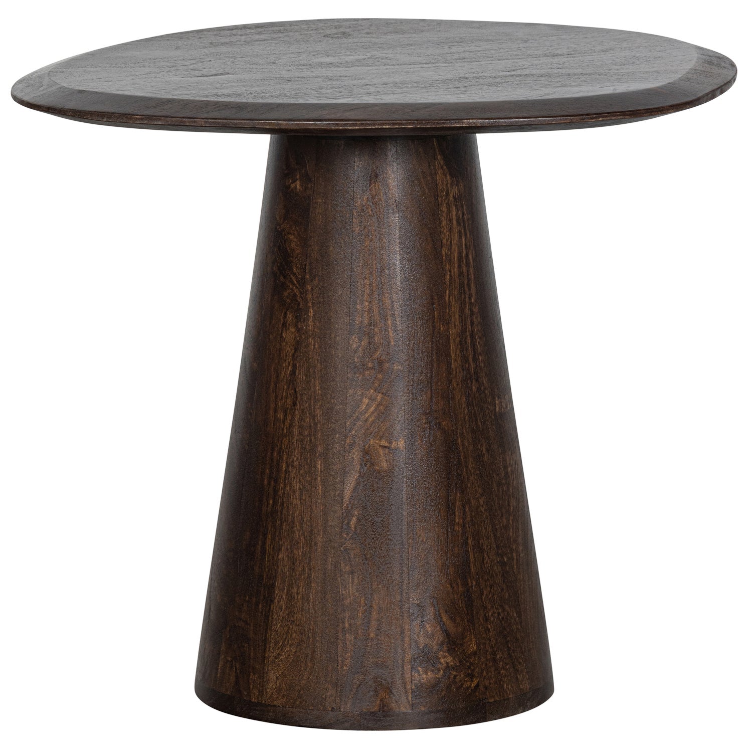 WOOOD masuta laterala POSTURE | lemn | Walnut | 52x60x50 cm