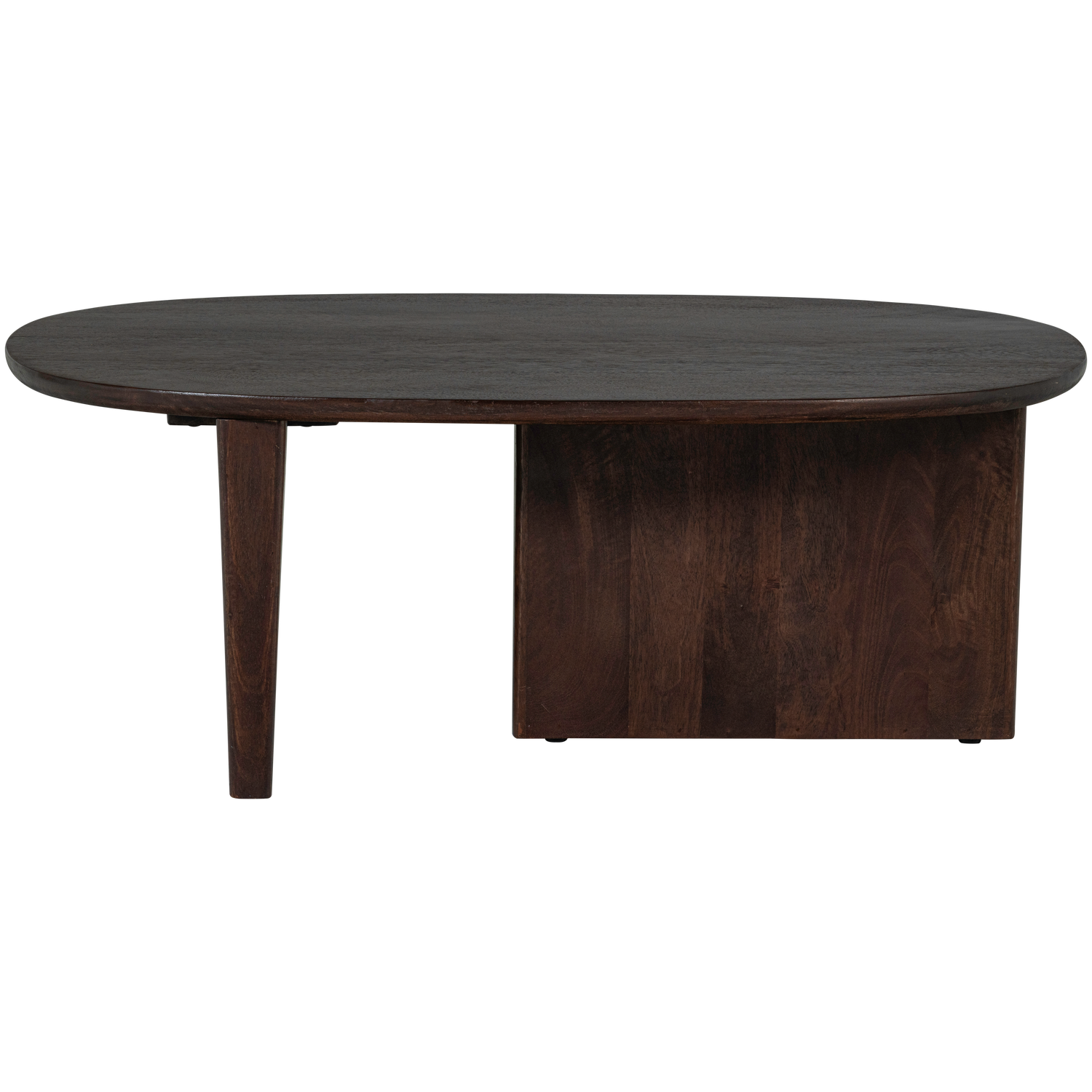 SEAM COFFEE TABLE MANGO WOOD DARK BROWN