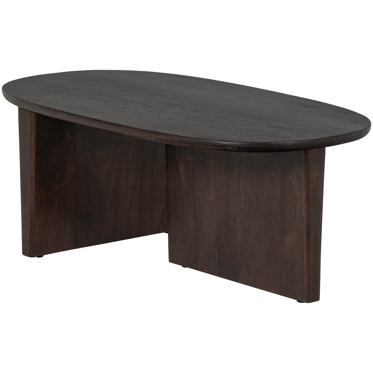 SEAM COFFEE TABLE MANGO WOOD DARK BROWN