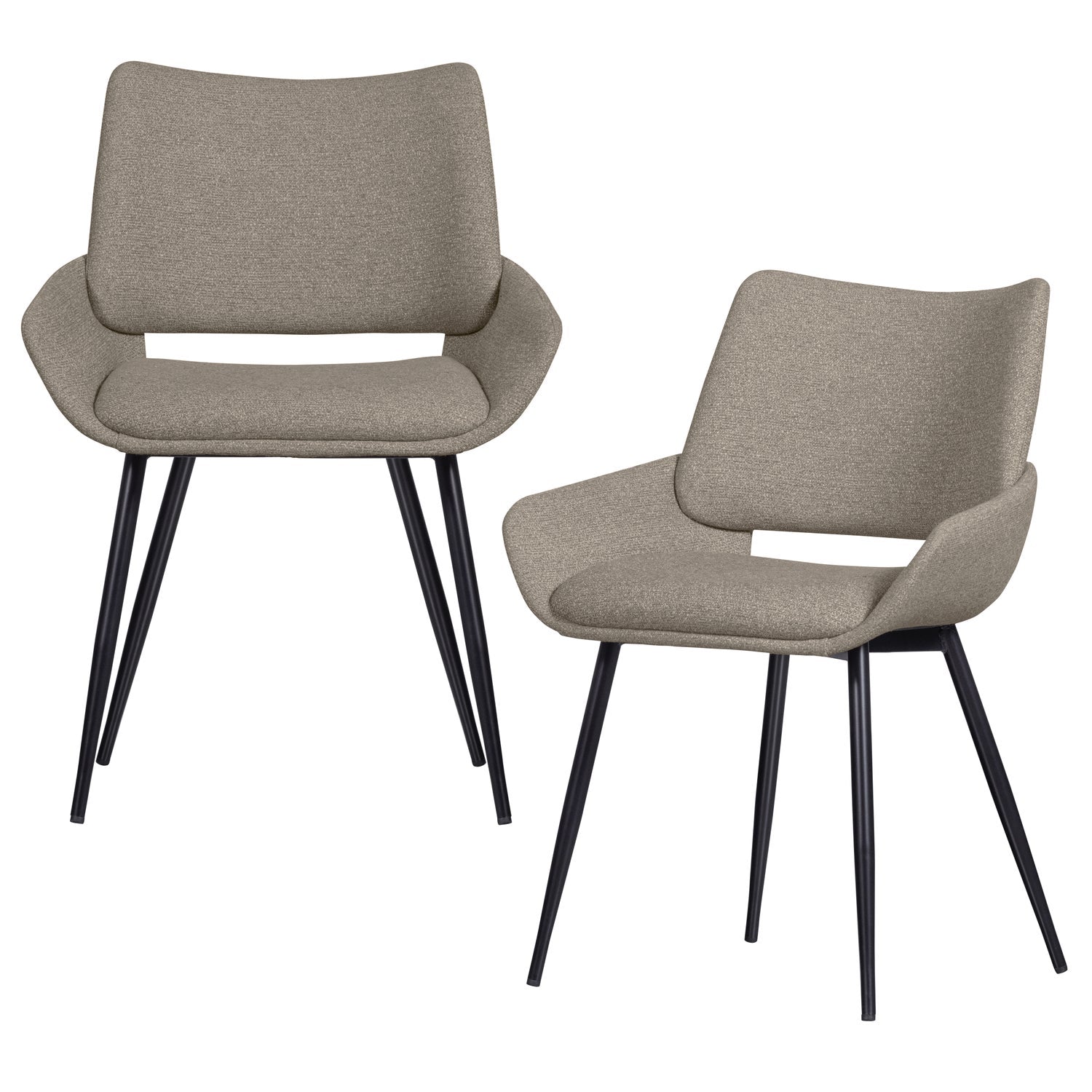 WOOOD scaun dining PARADE | 100% Pes | Nisipiu | 83x58x55 cm
