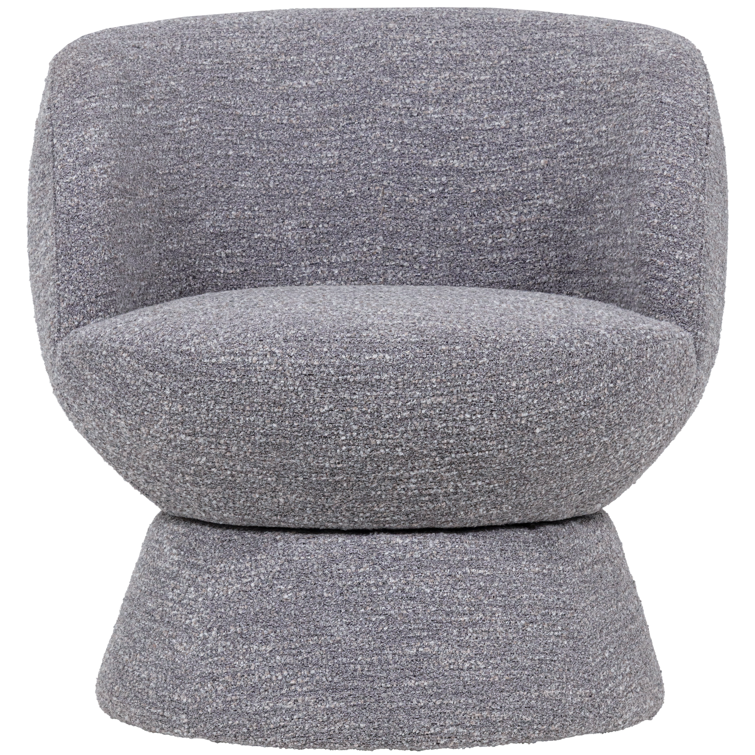 SHUFFLE SWIVEL ARMCHAIR GREY MELANGE