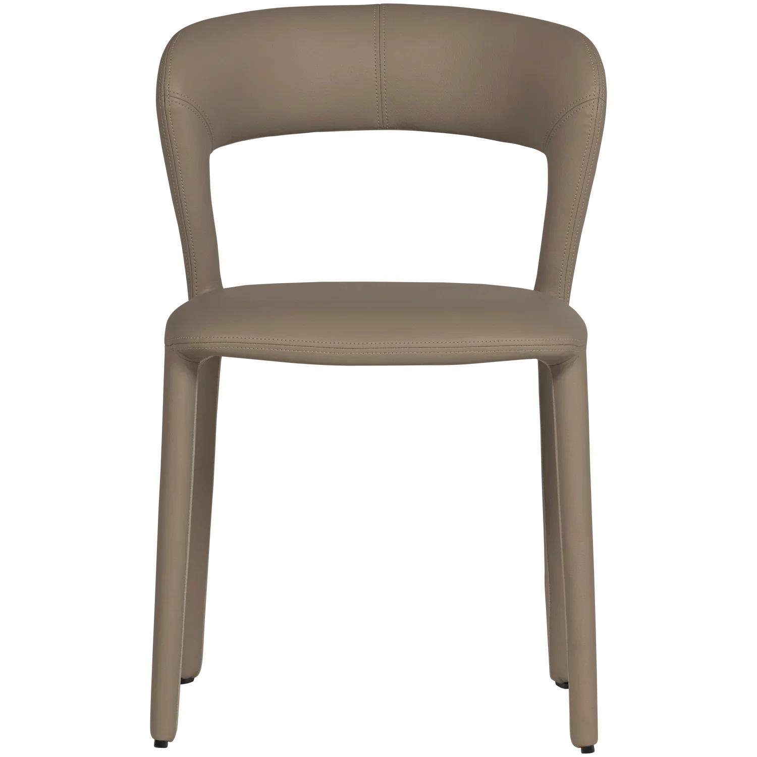 NOBLE DINING CHAIR LEATHERLOOK SAND