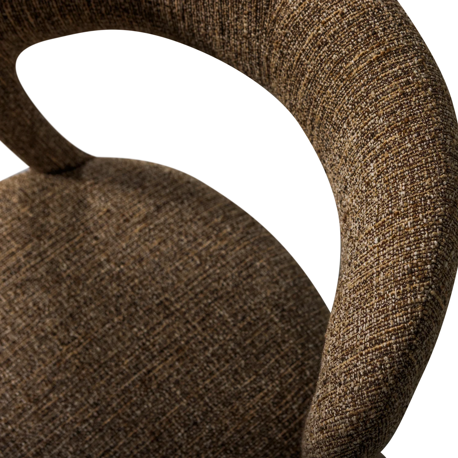 NOBLE DINING CHAIR DARK BROWN MELANGE