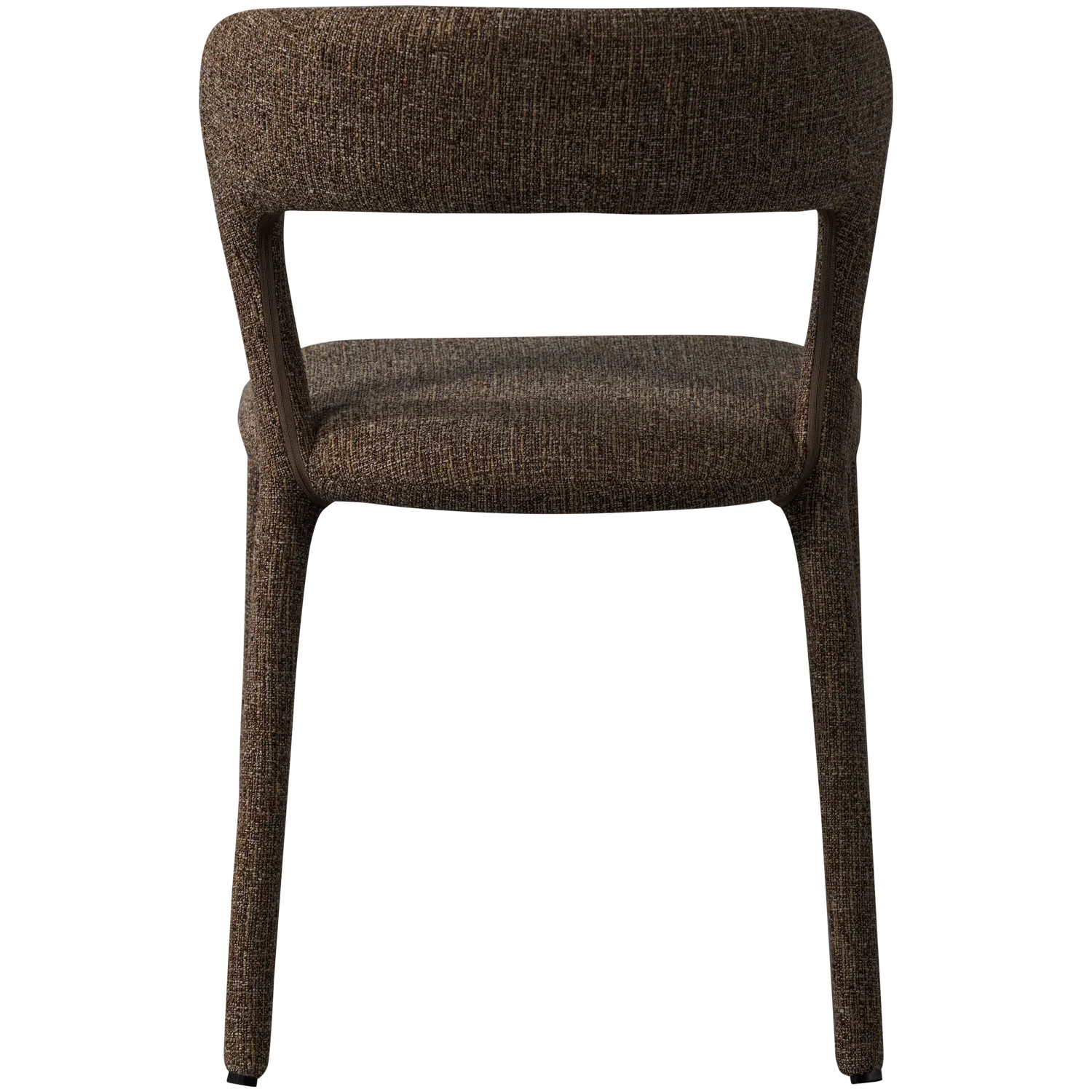 NOBLE DINING CHAIR DARK BROWN MELANGE