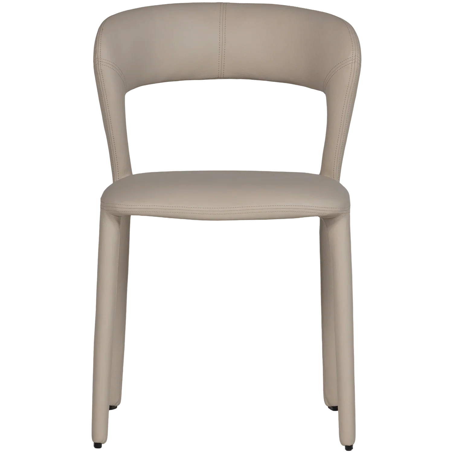 NOBLE DINING CHAIR LEATHERLOOK BEIGE