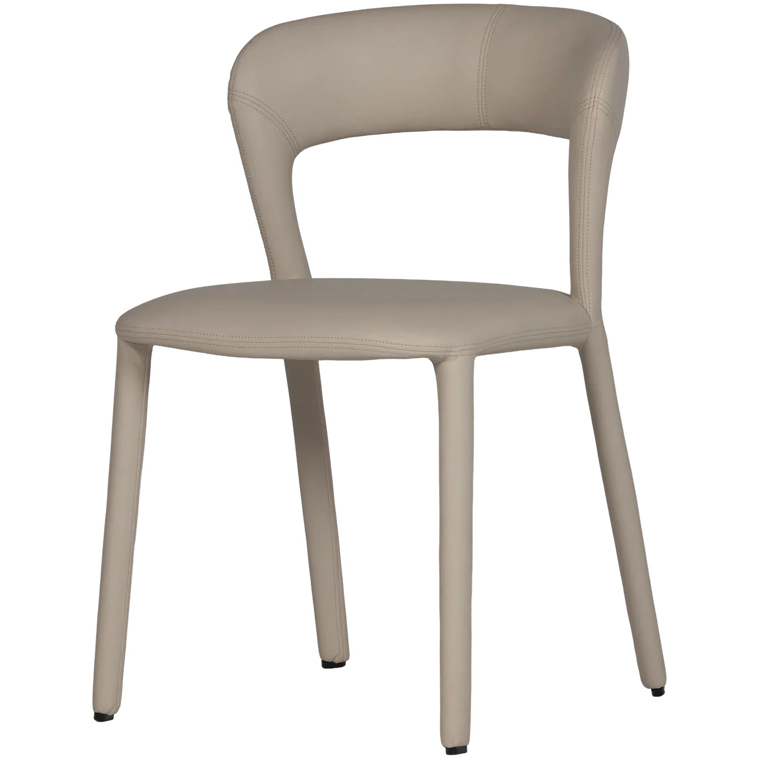 NOBLE DINING CHAIR LEATHERLOOK BEIGE