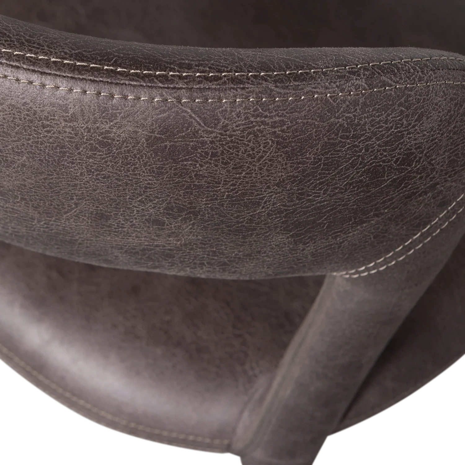 NOBLE DINING CHAIR LEATHERLOOK BLACK/GREY