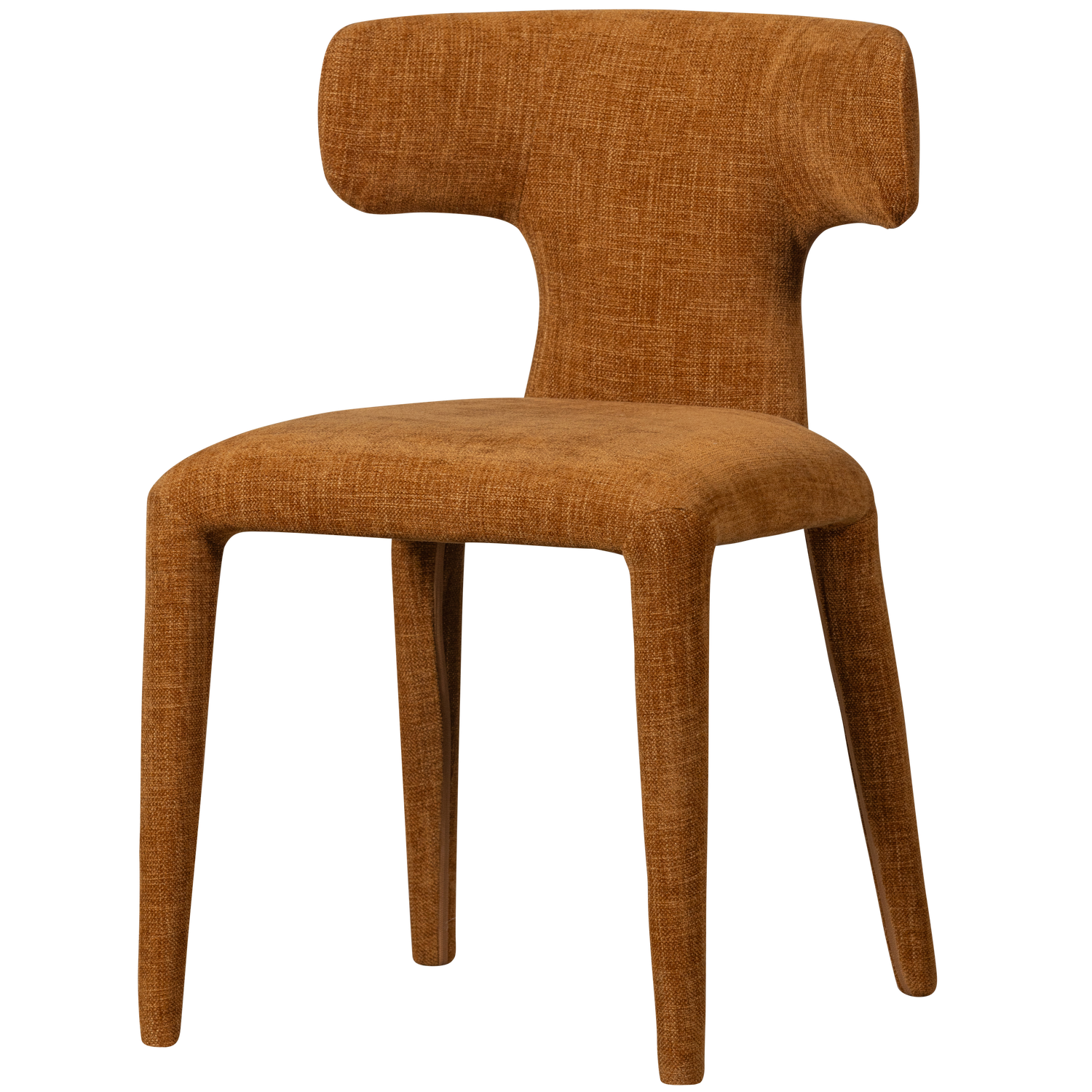 WOOOD scaun dining PERMIT | 100% Pes | Cinnamon | 78x52x53 cm