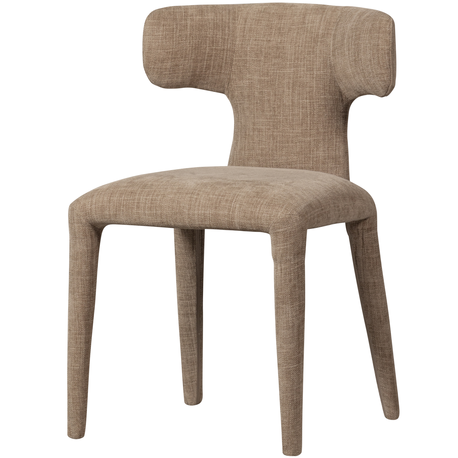 WOOOD scaun dining PERMIT | 100% Pes | Nisipiu | 78x52x53 cm