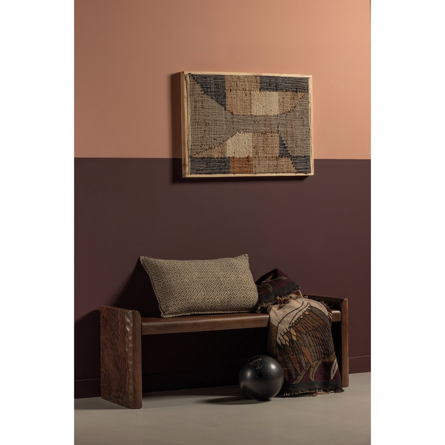 WOOOD banca PROP | Lemn mango | Maro | 40x120x45 cm